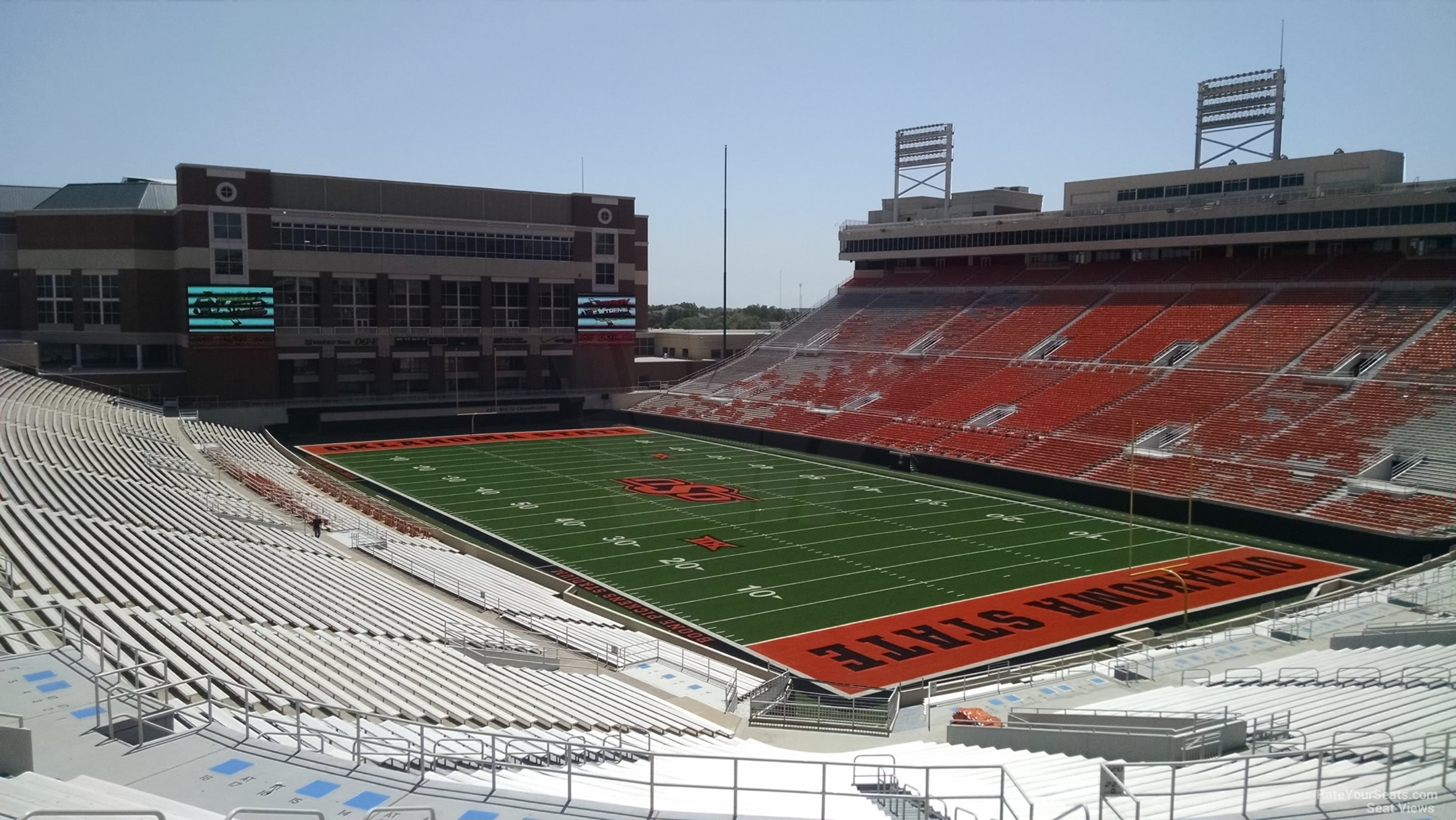 section 325, row 19 seat view  - boone pickens stadium