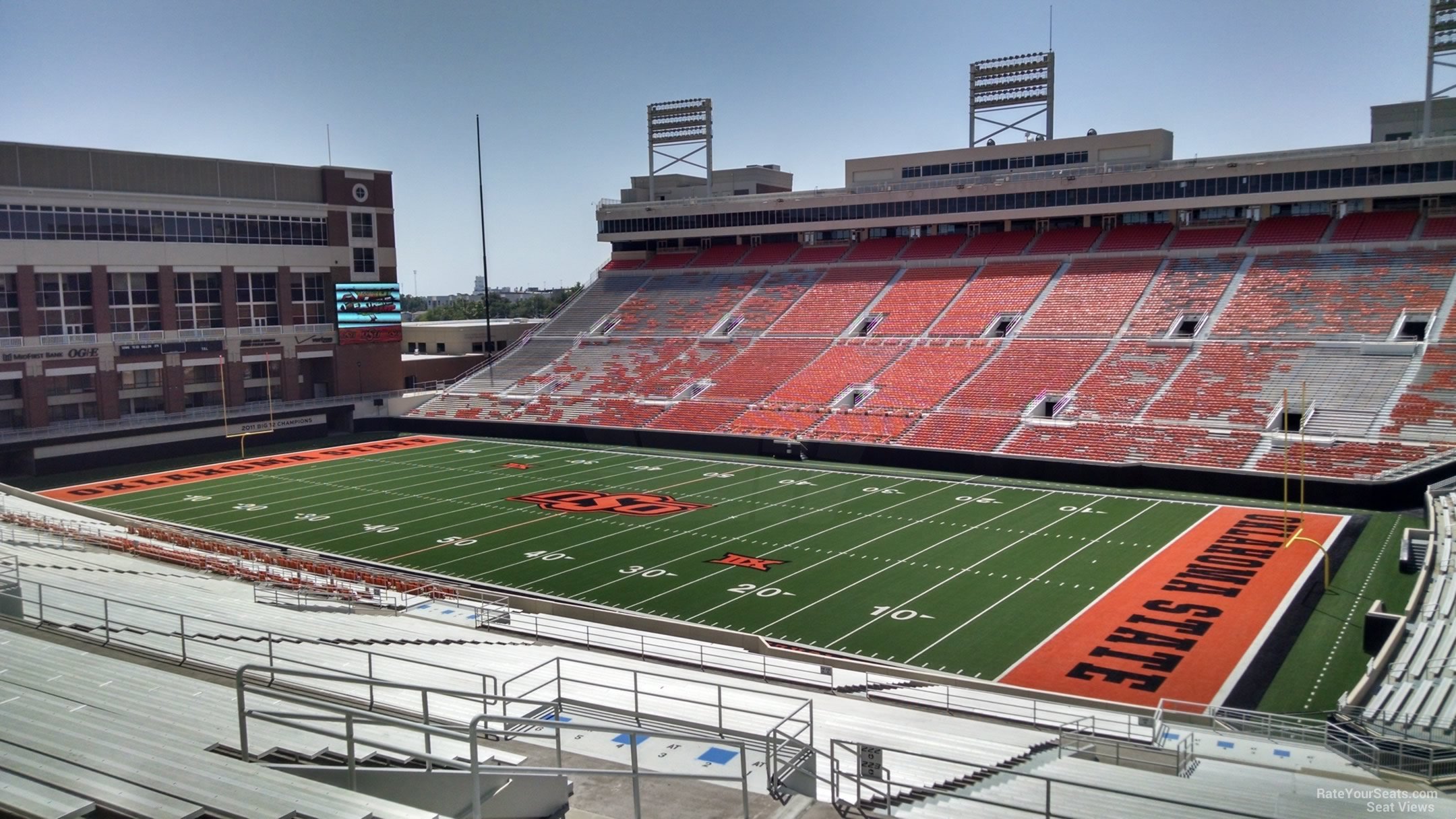 section 328, row 19 seat view  - boone pickens stadium