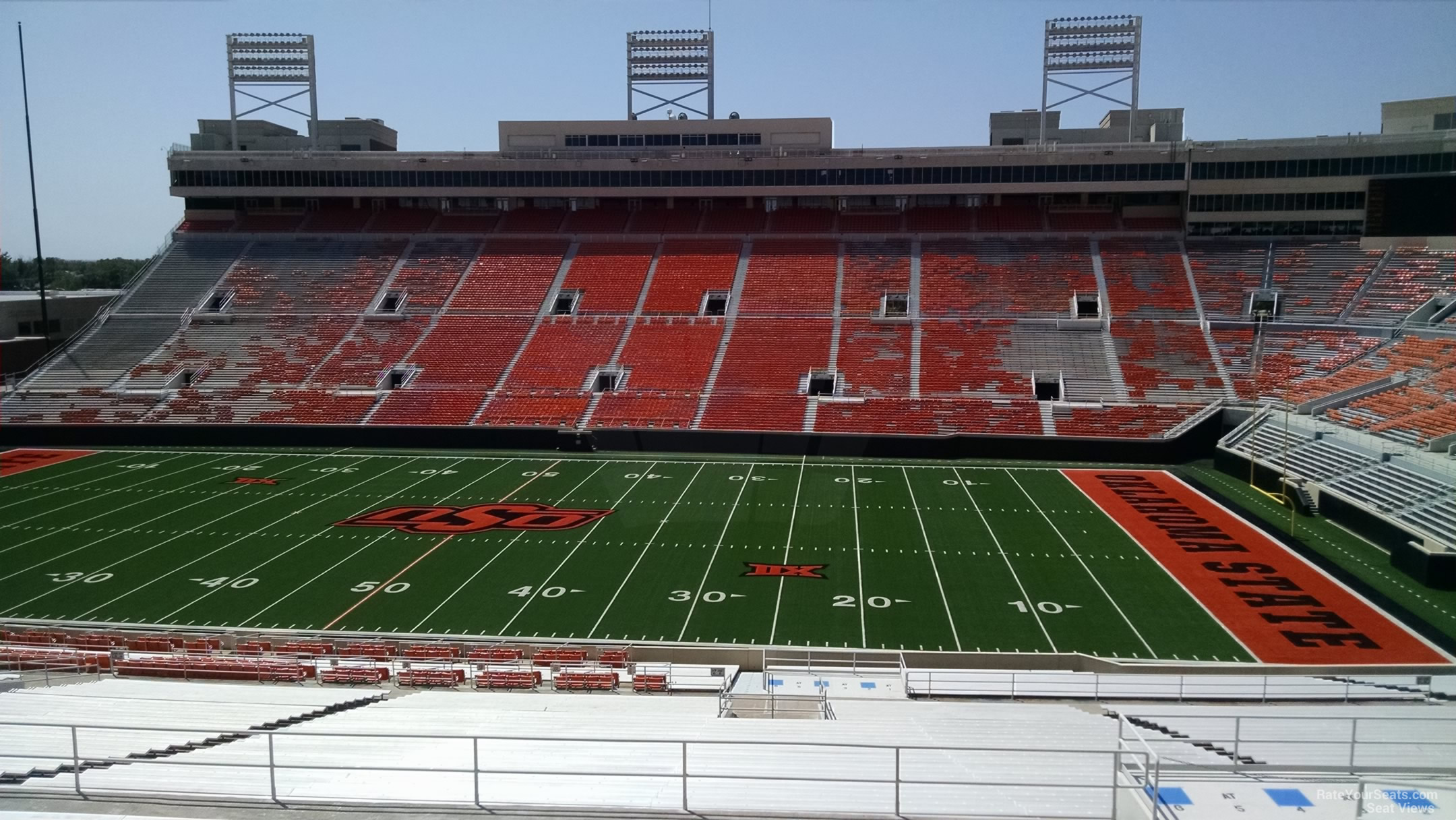 section 330, row 19 seat view  - boone pickens stadium