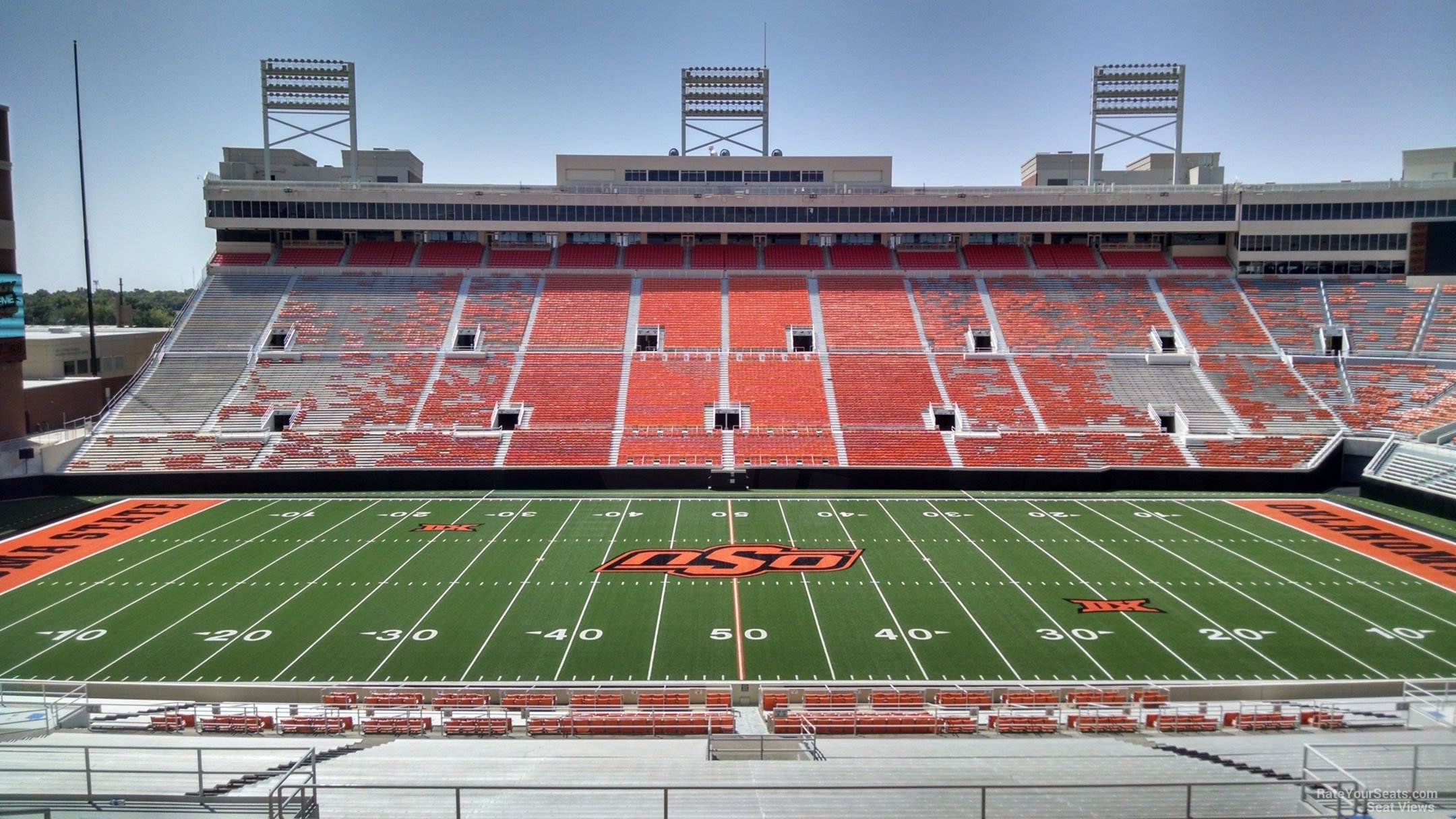 section 331a, row 19 seat view  - boone pickens stadium
