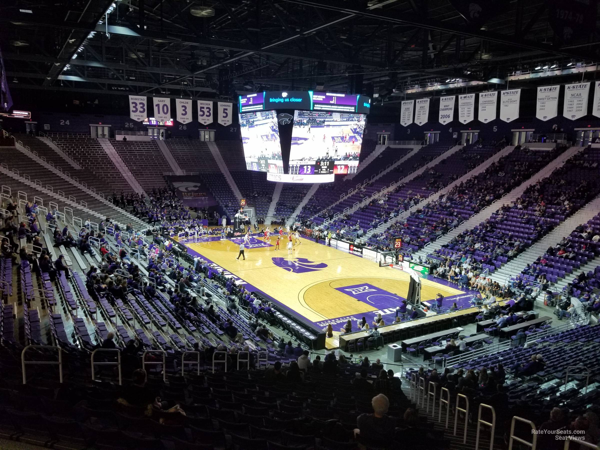 section 16, row 31 seat view  - bramlage coliseum