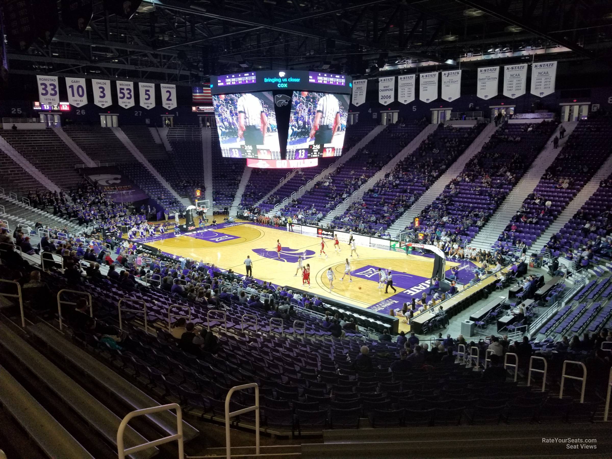 section 17, row 31 seat view  - bramlage coliseum