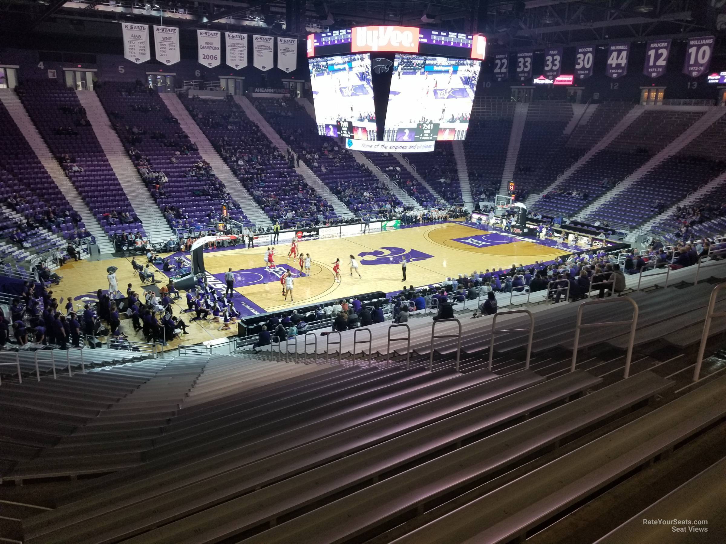 section 22, row 31 seat view  - bramlage coliseum