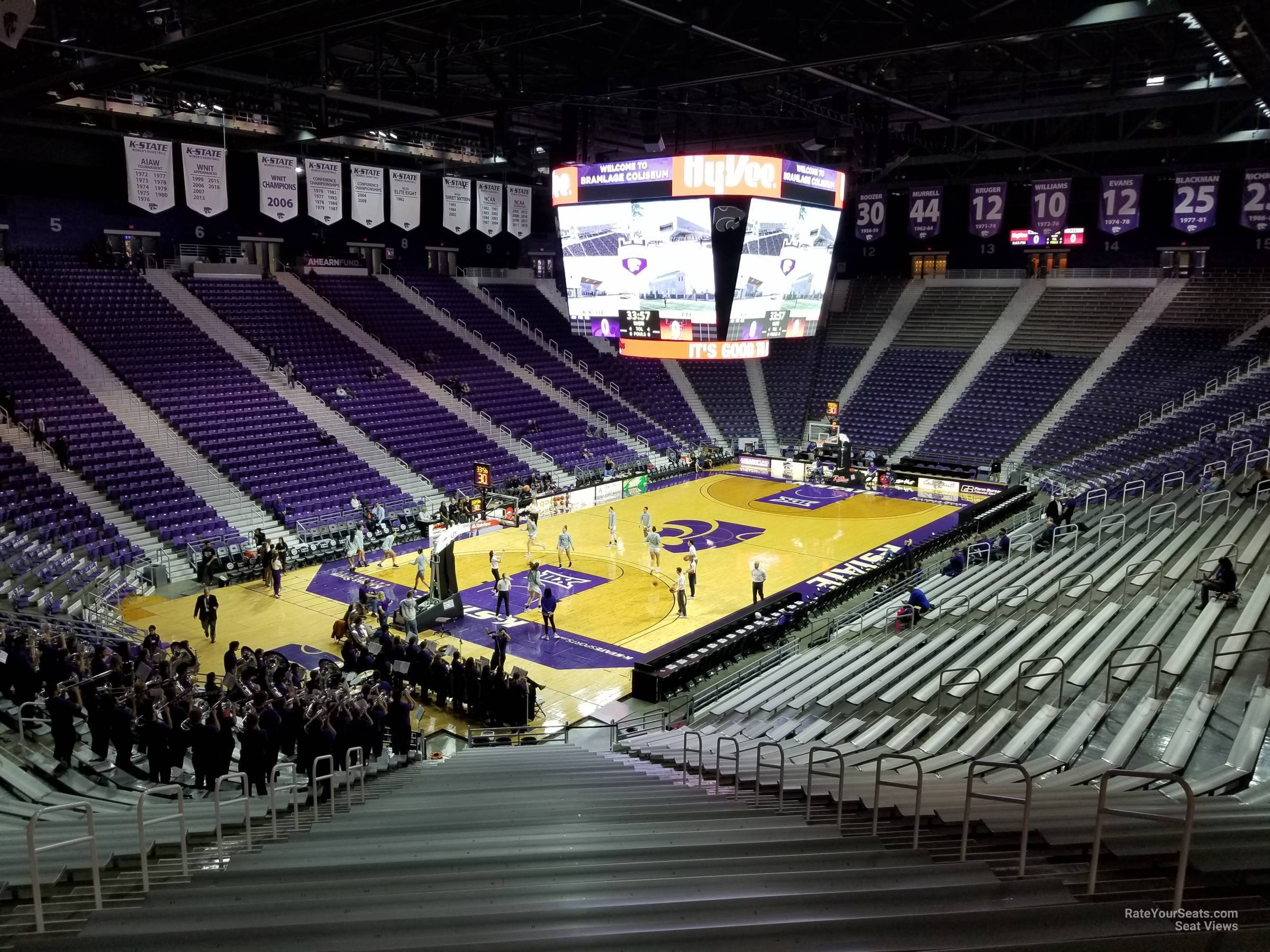 section 23, row 30 seat view  - bramlage coliseum