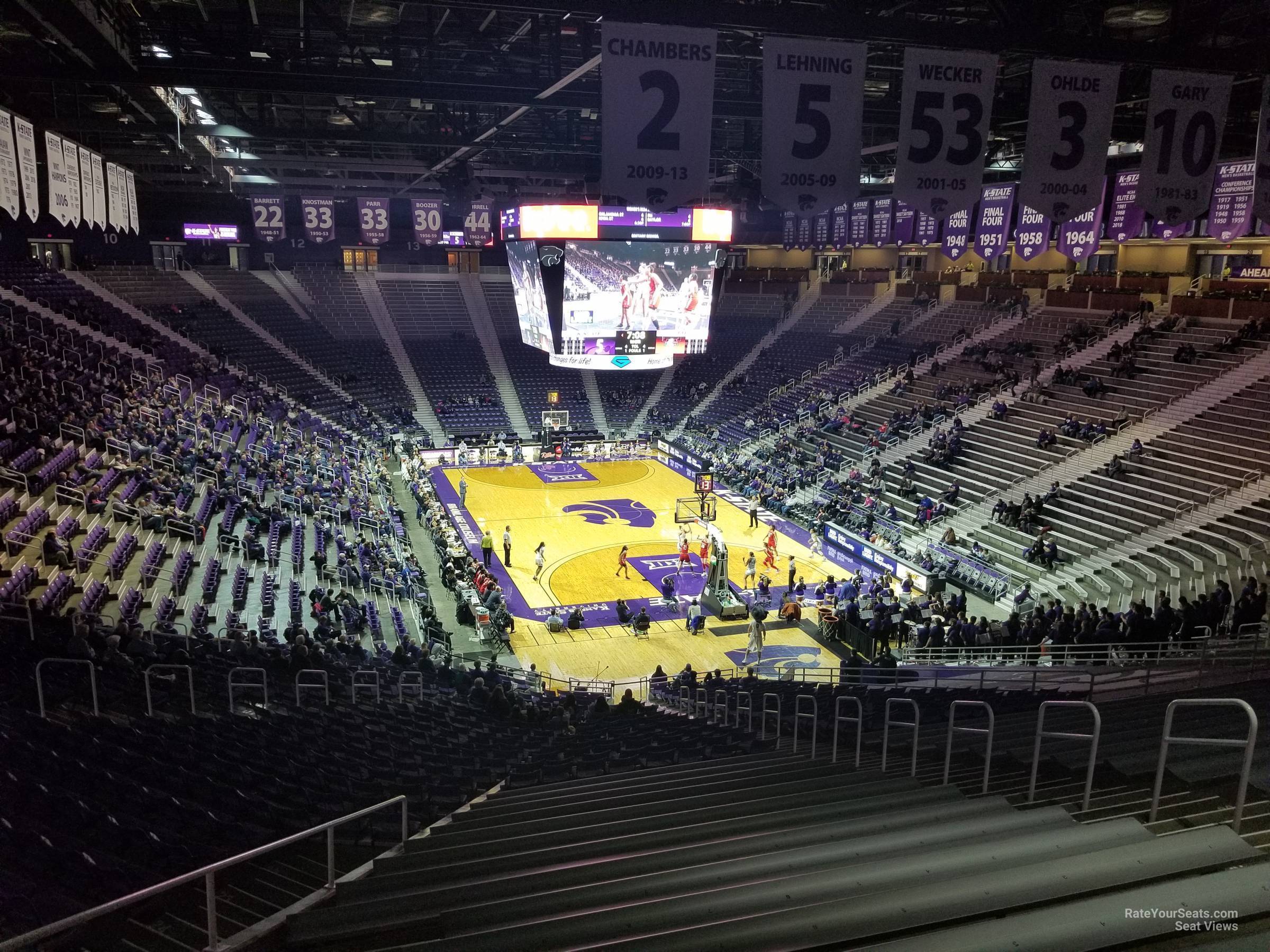 section 27, row 37 seat view  - bramlage coliseum