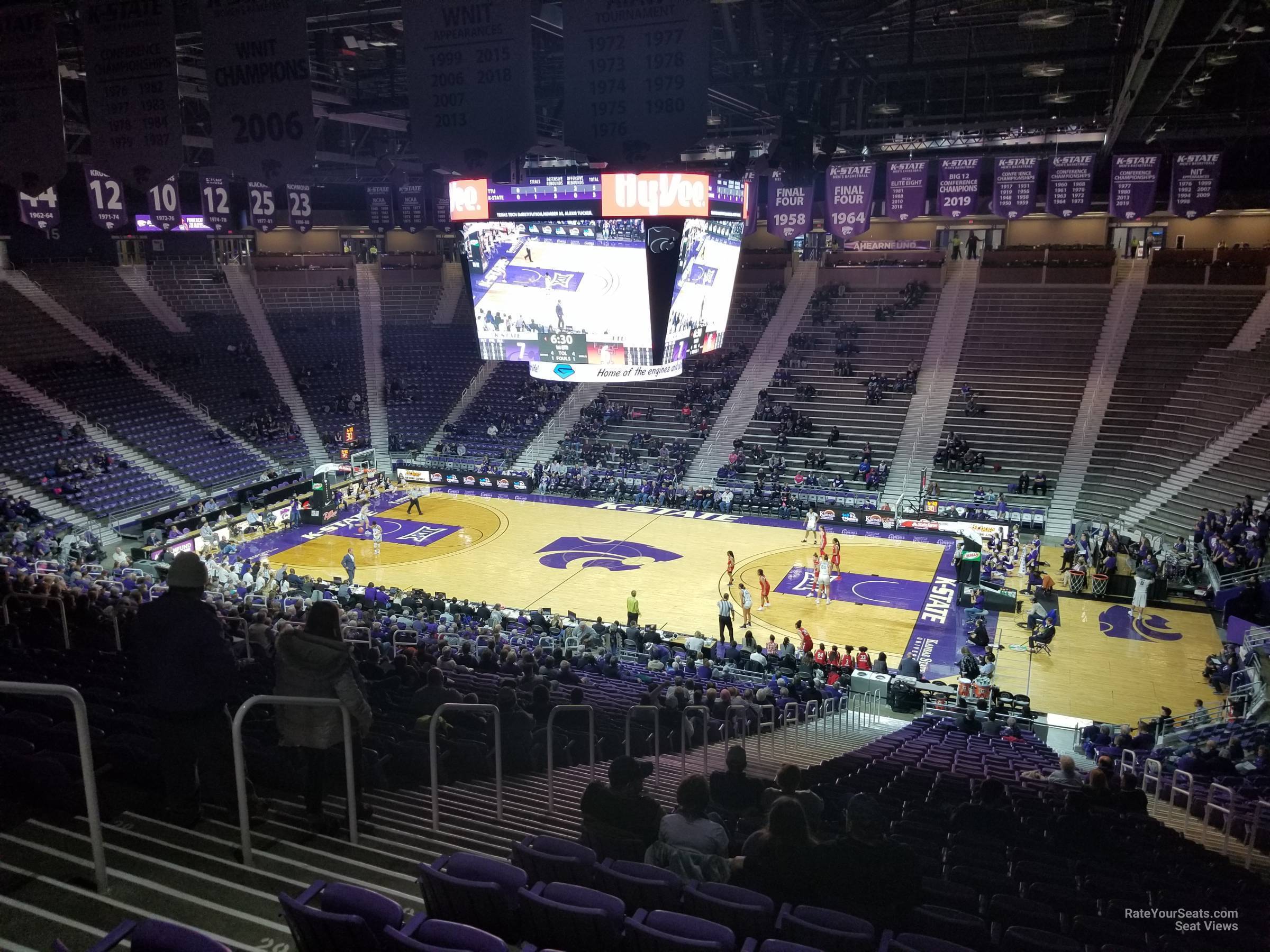 section 4, row 33 seat view  - bramlage coliseum