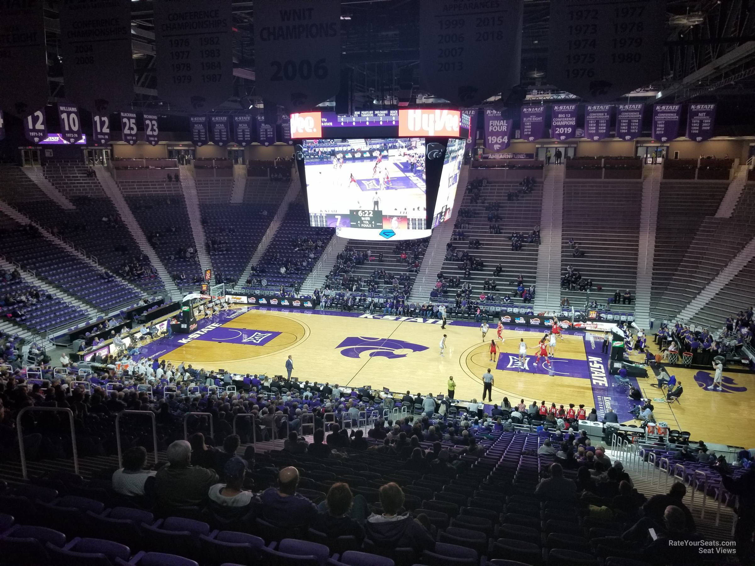 section 5, row 33 seat view  - bramlage coliseum