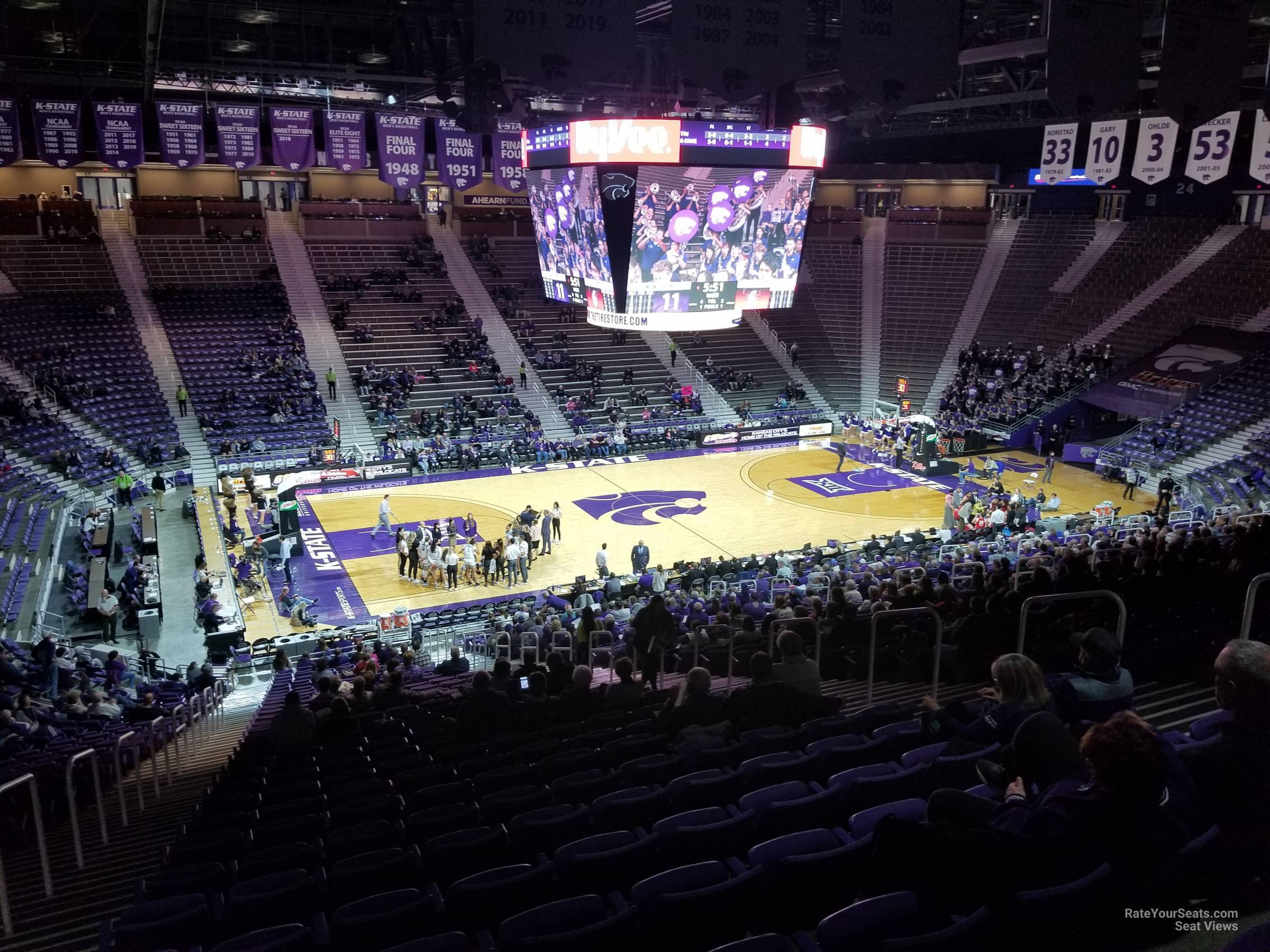 section 8, row 33 seat view  - bramlage coliseum