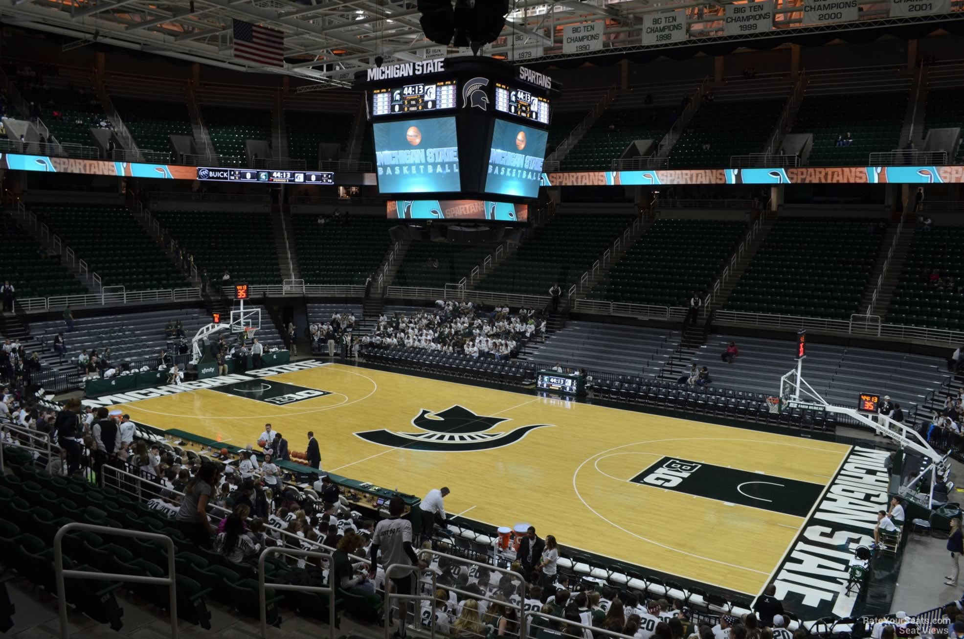 section 108, row 22 seat view  - breslin center