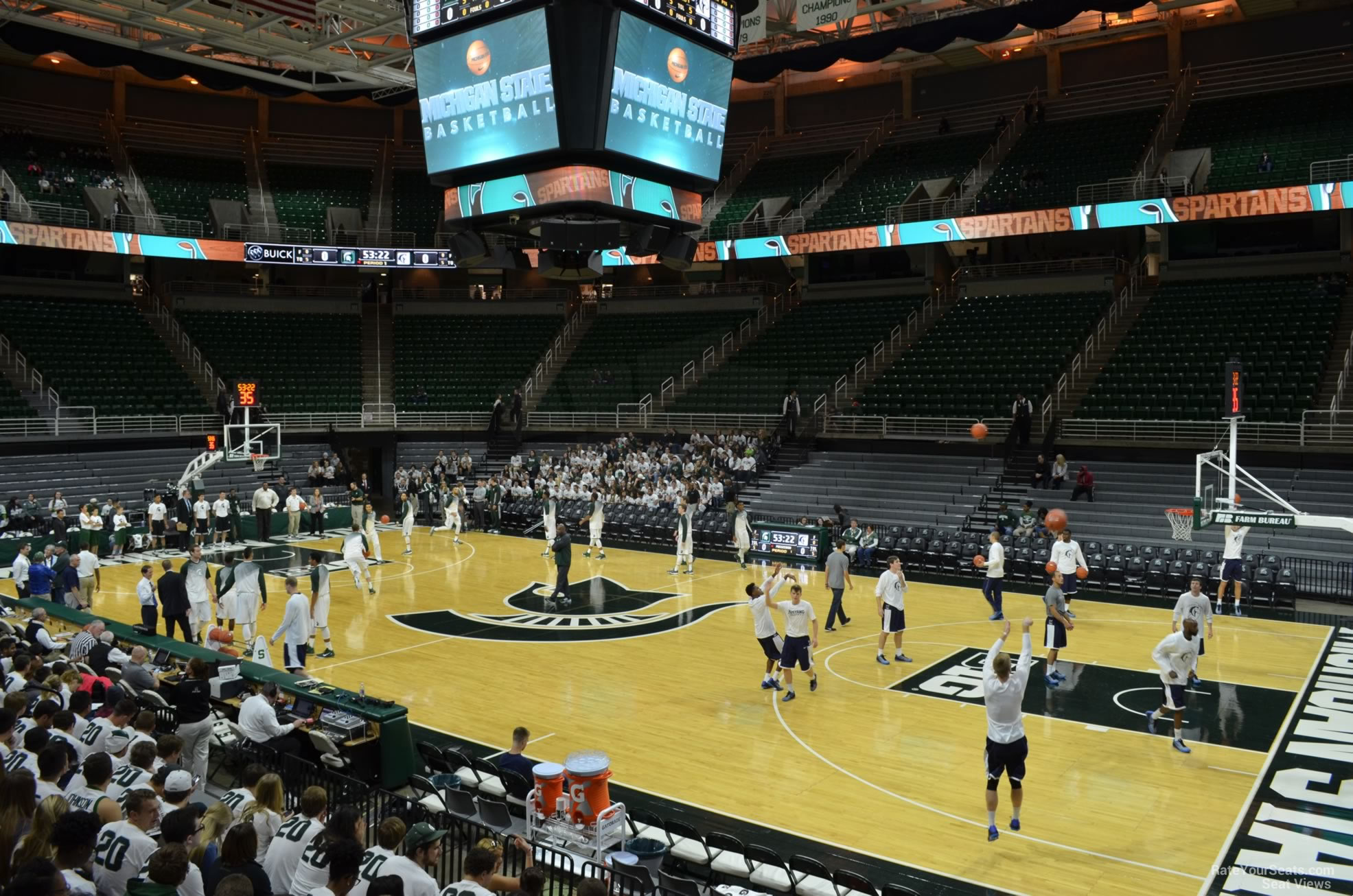 section 109, row 13 seat view  - breslin center