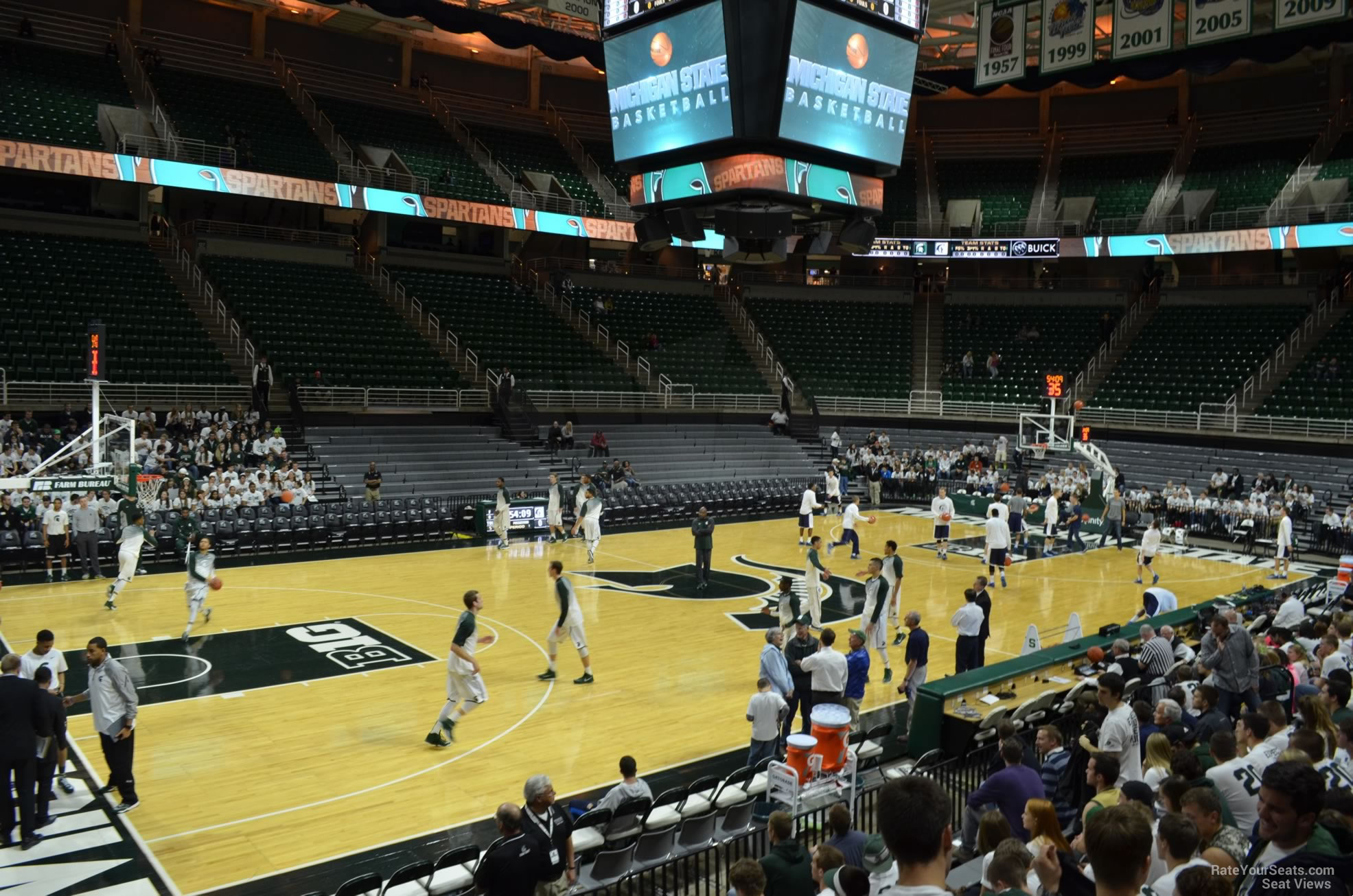 section 113, row 13 seat view  - breslin center