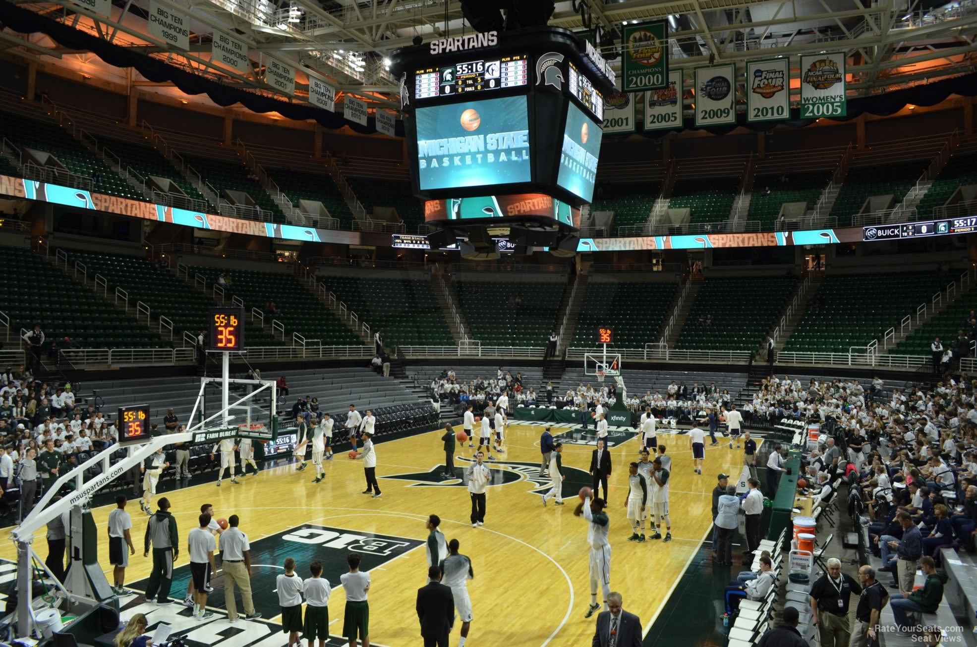 section 117, row 13 seat view  - breslin center
