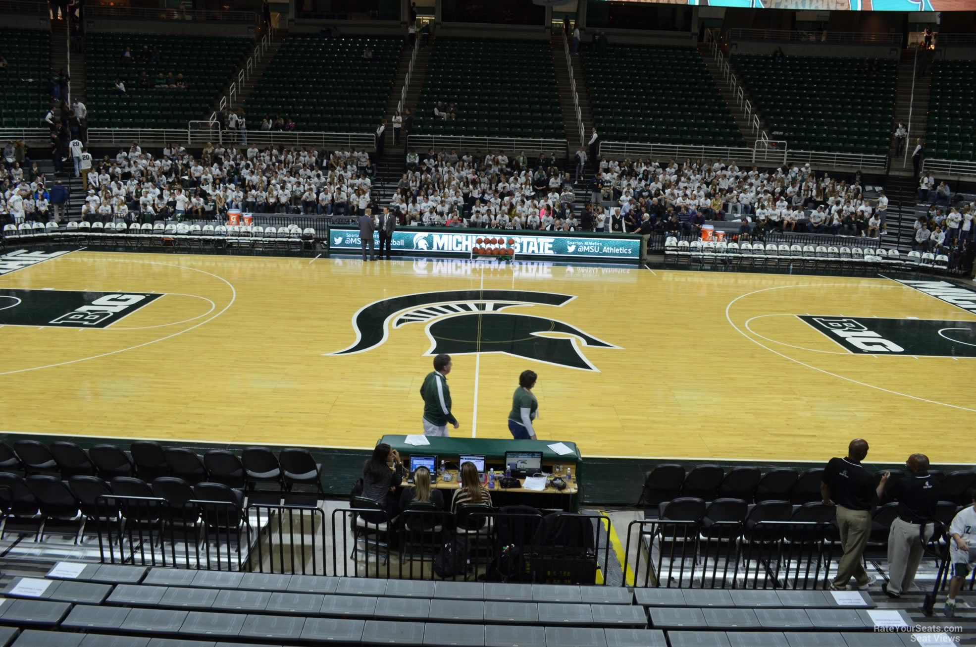 section 128, row 13 seat view  - breslin center
