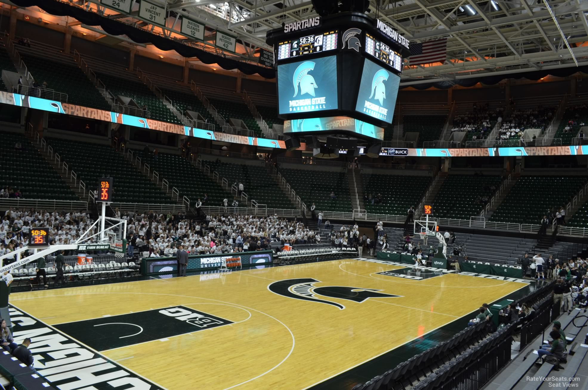 section 133, row 13 seat view  - breslin center