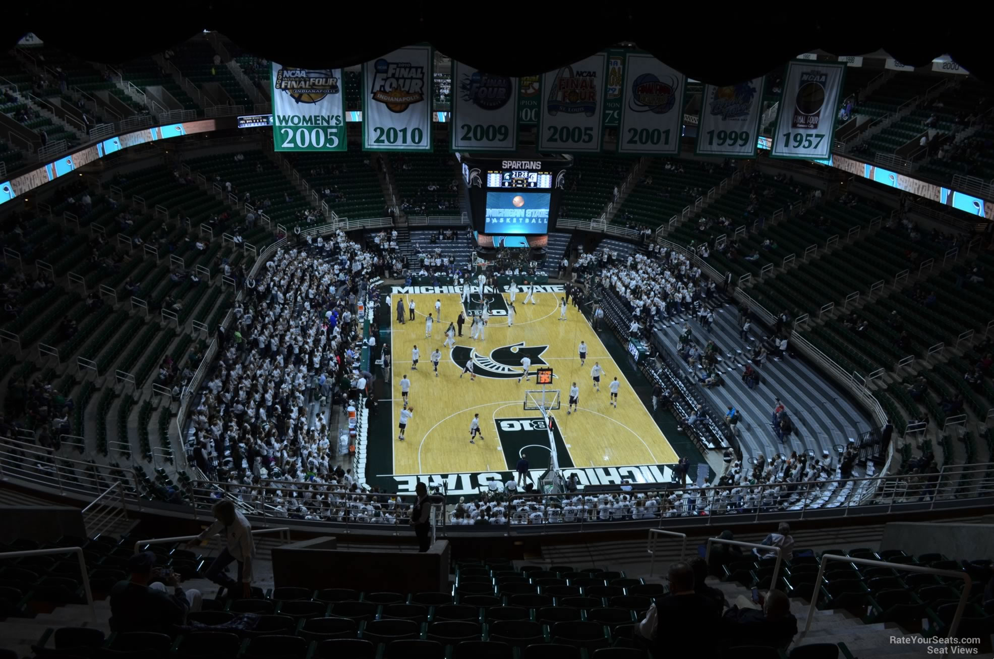 section 201, row 15 seat view  - breslin center