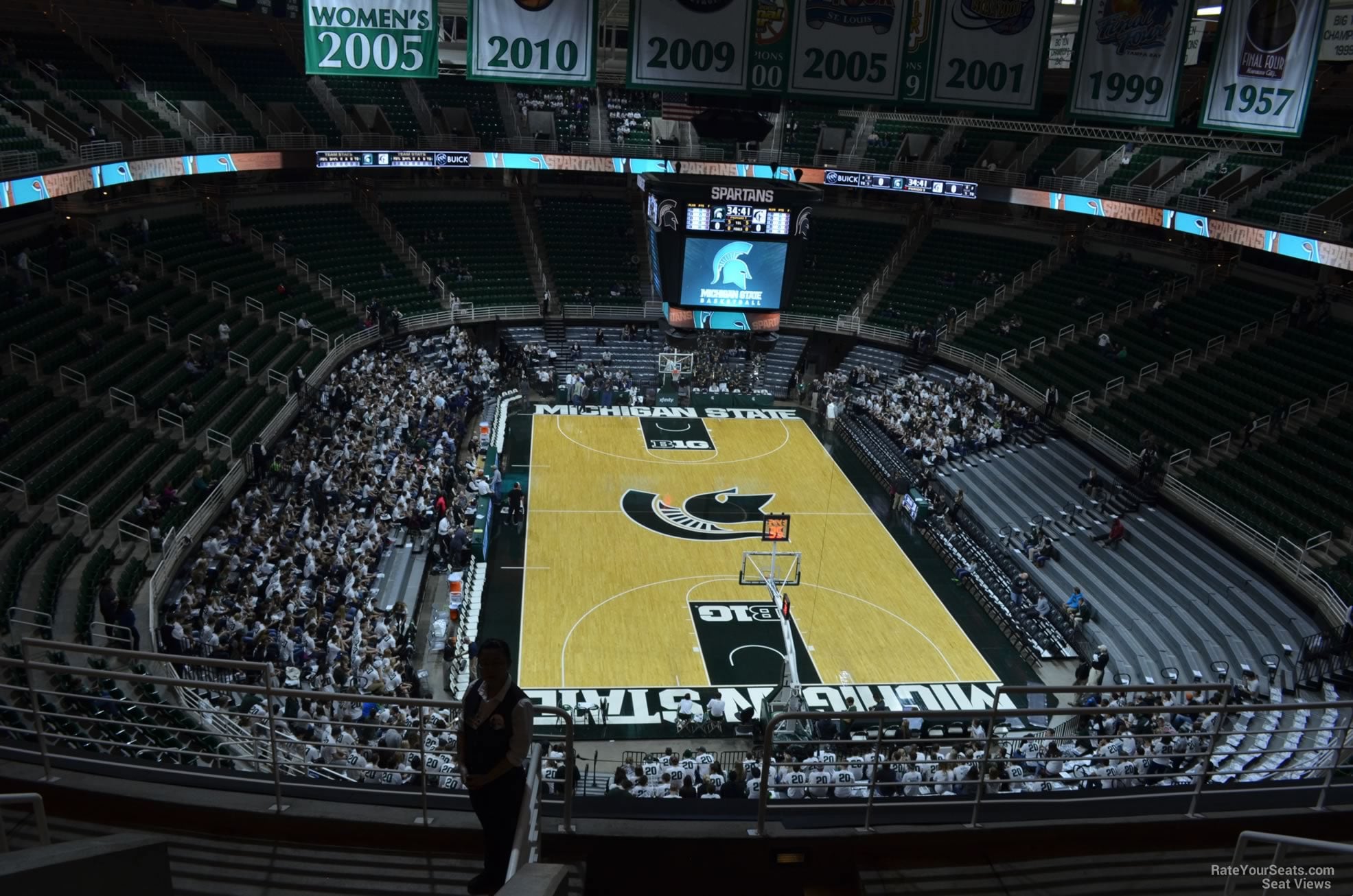 section 201, row 8 seat view  - breslin center