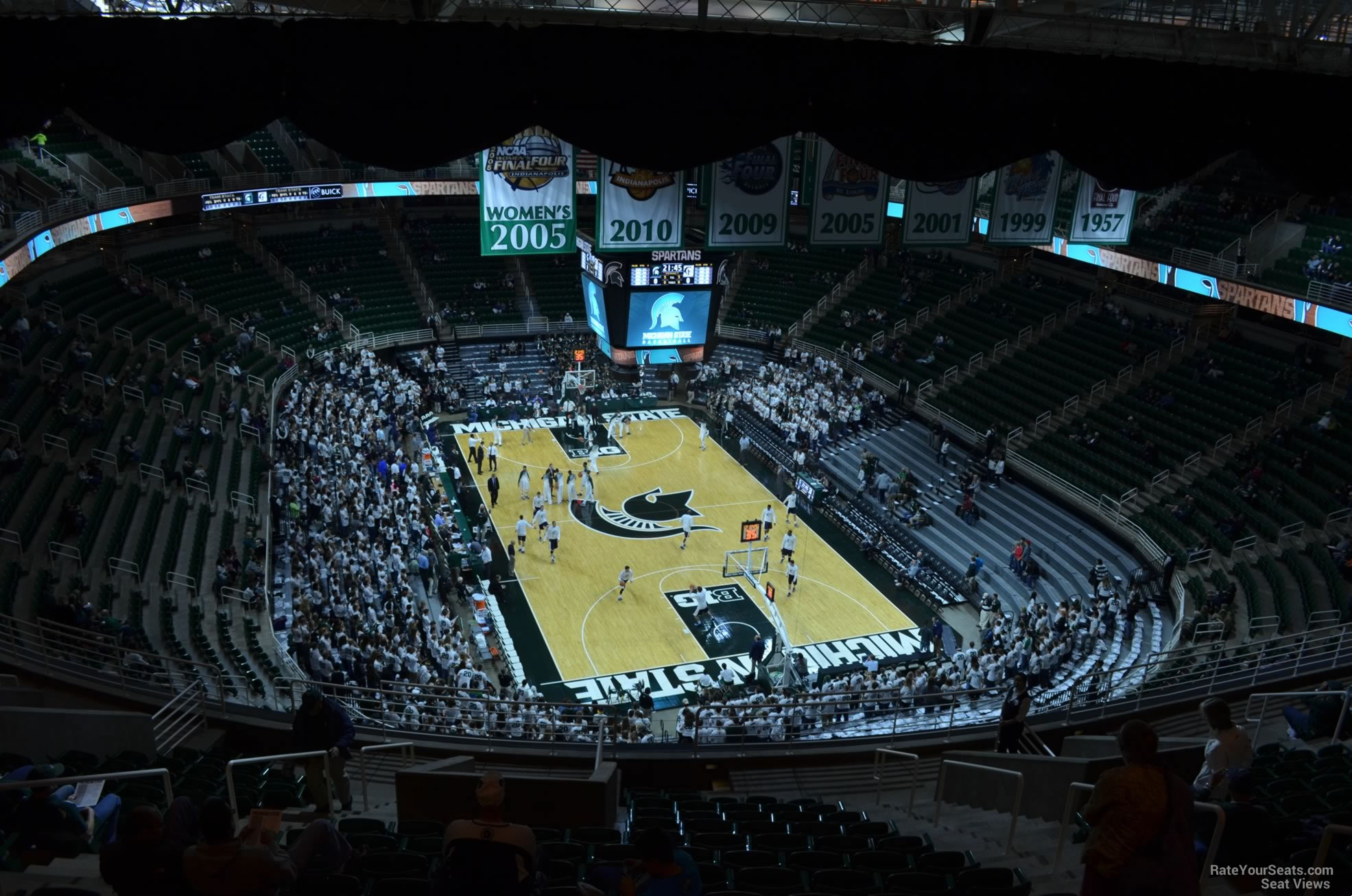 section 202, row 15 seat view  - breslin center