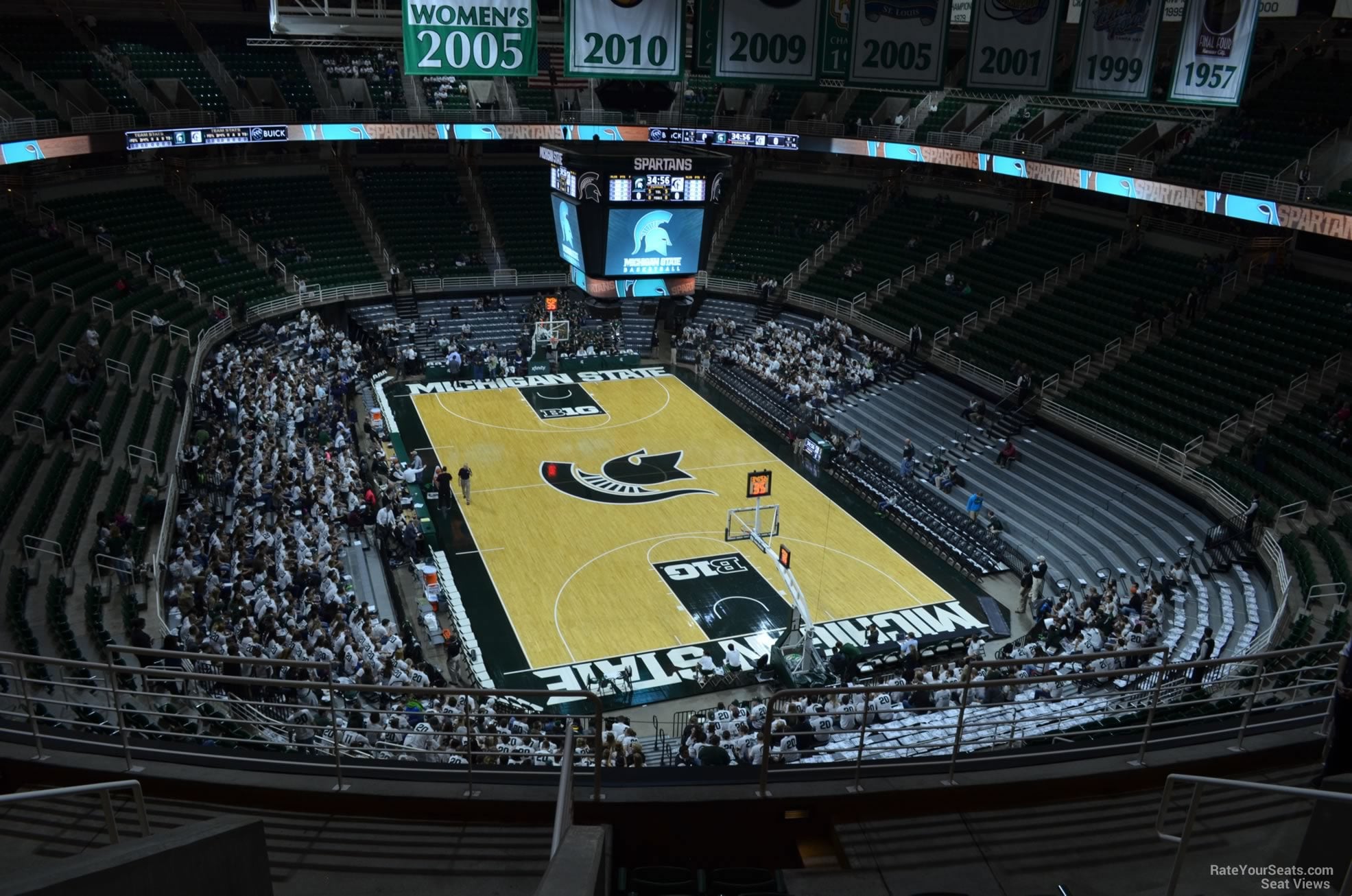 section 202, row 8 seat view - breslin center