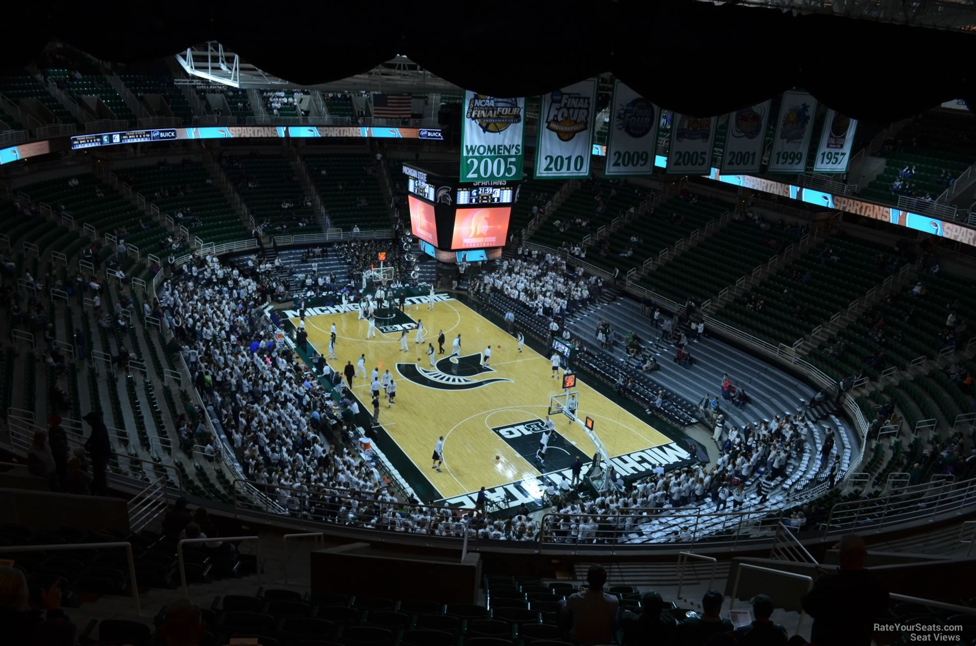 section 203, row 15 seat view  - breslin center