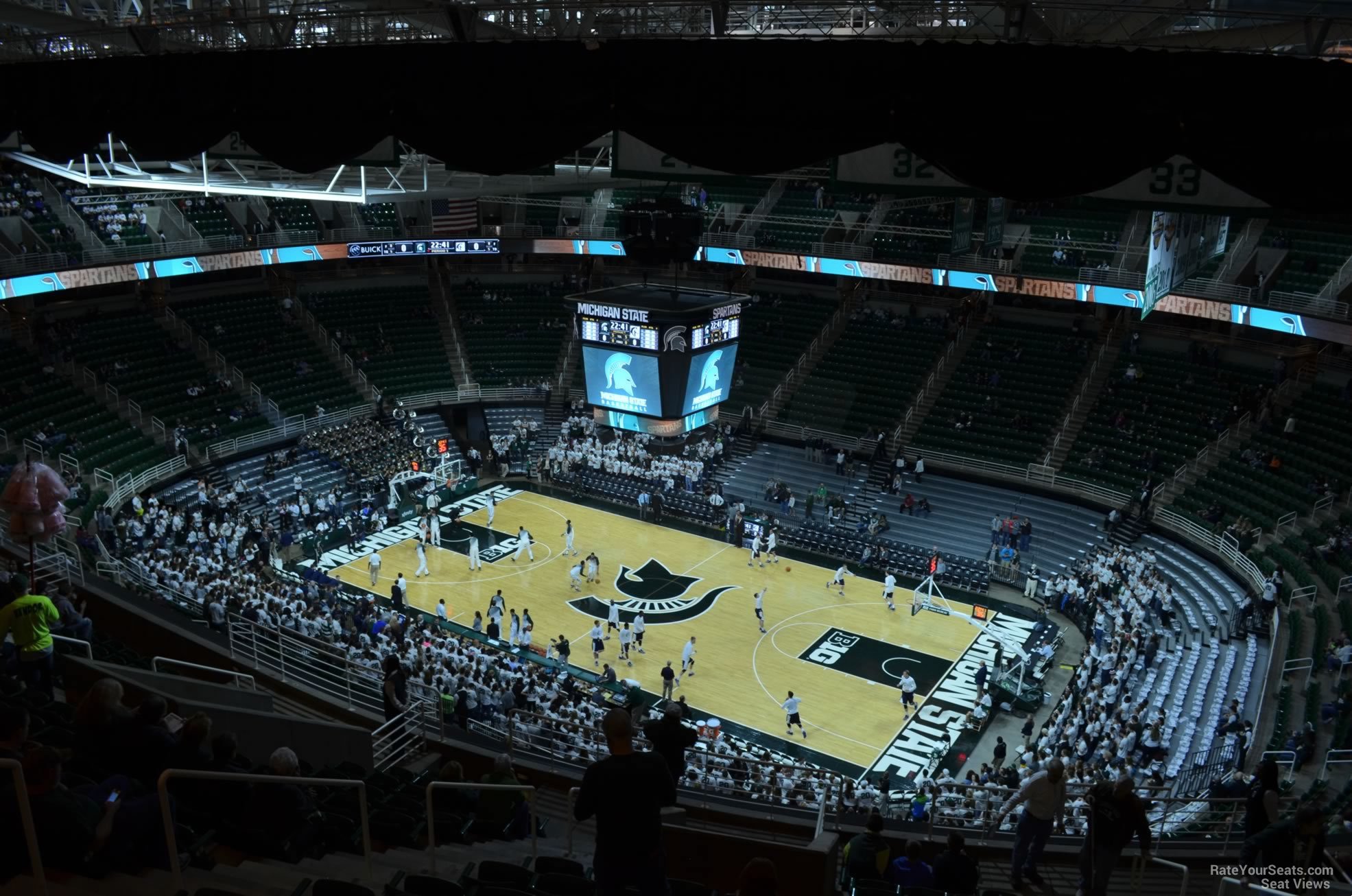 section 206, row 15 seat view  - breslin center