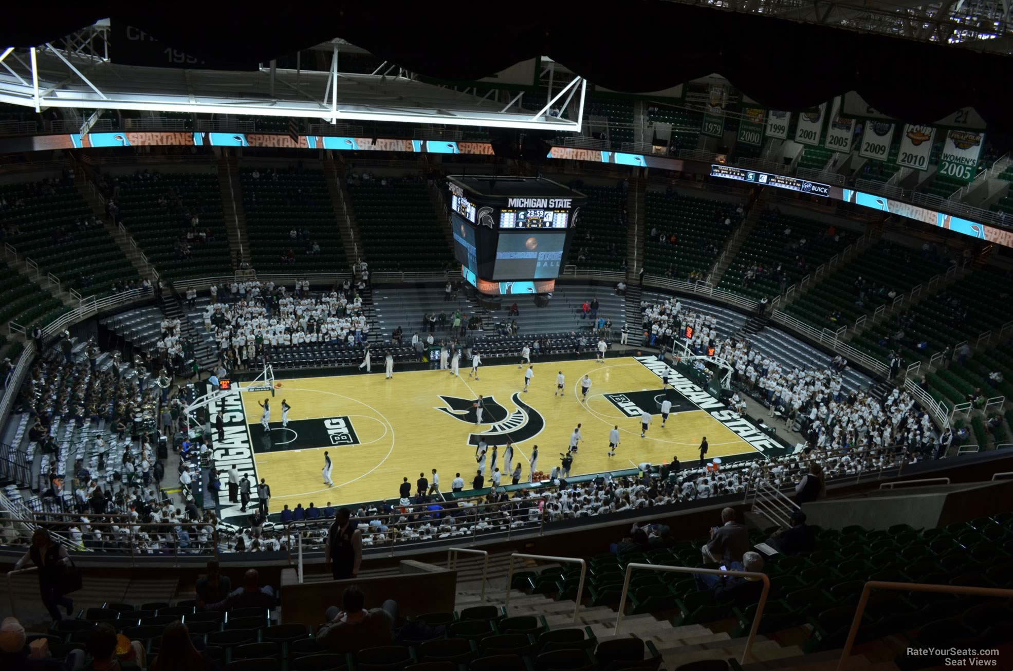 section 211, row 15 seat view  - breslin center