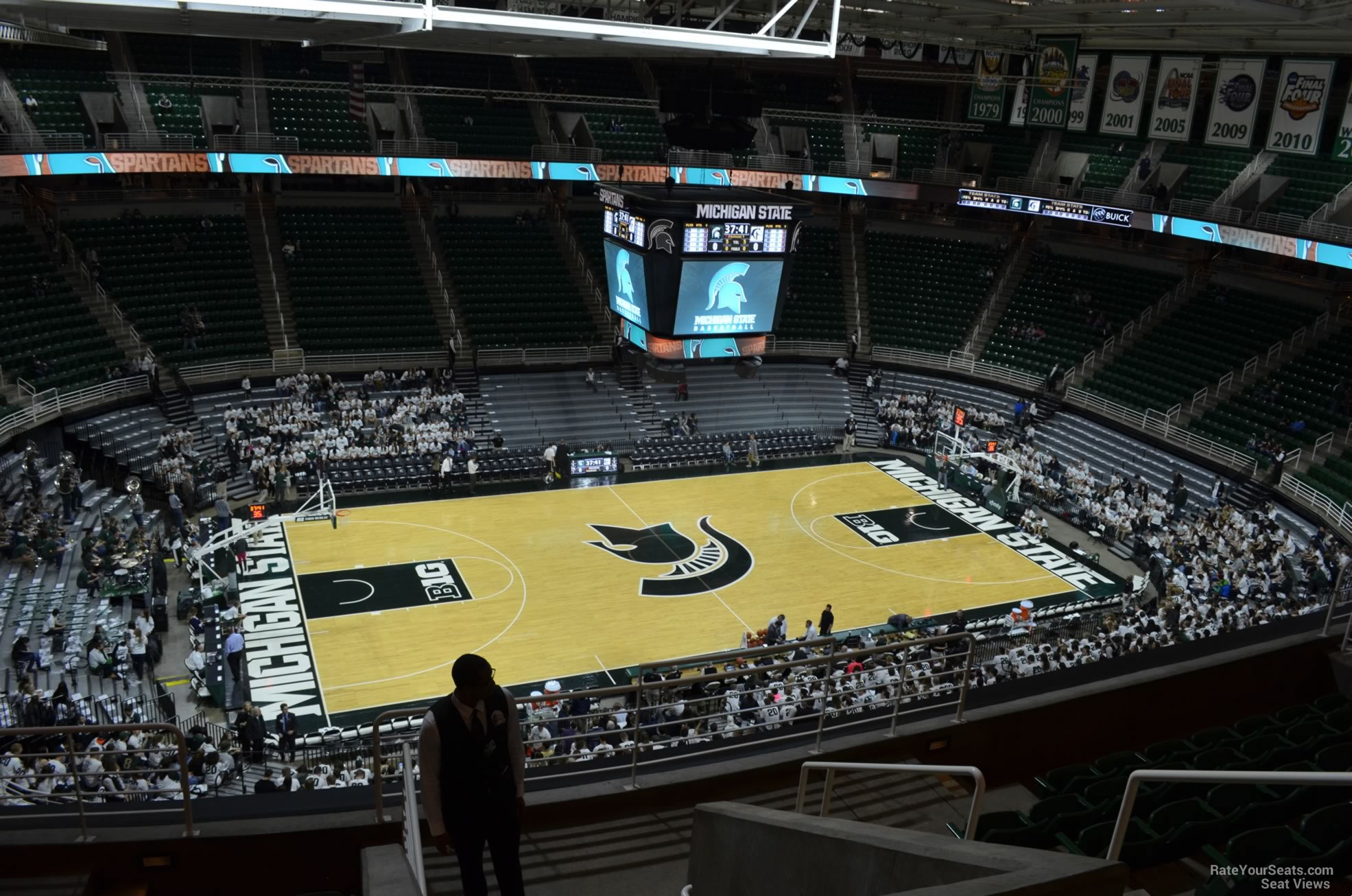 section 211, row 8 seat view  - breslin center