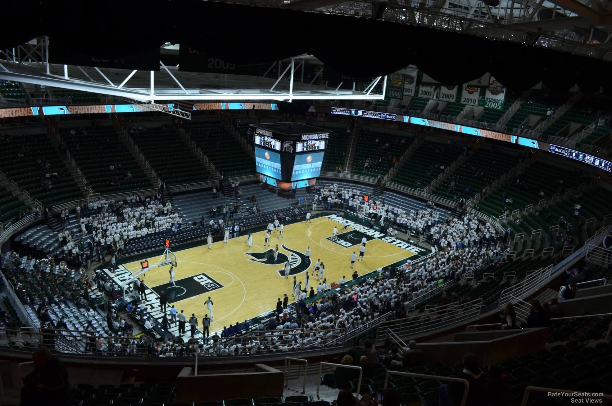 section 213, row 15 seat view  - breslin center