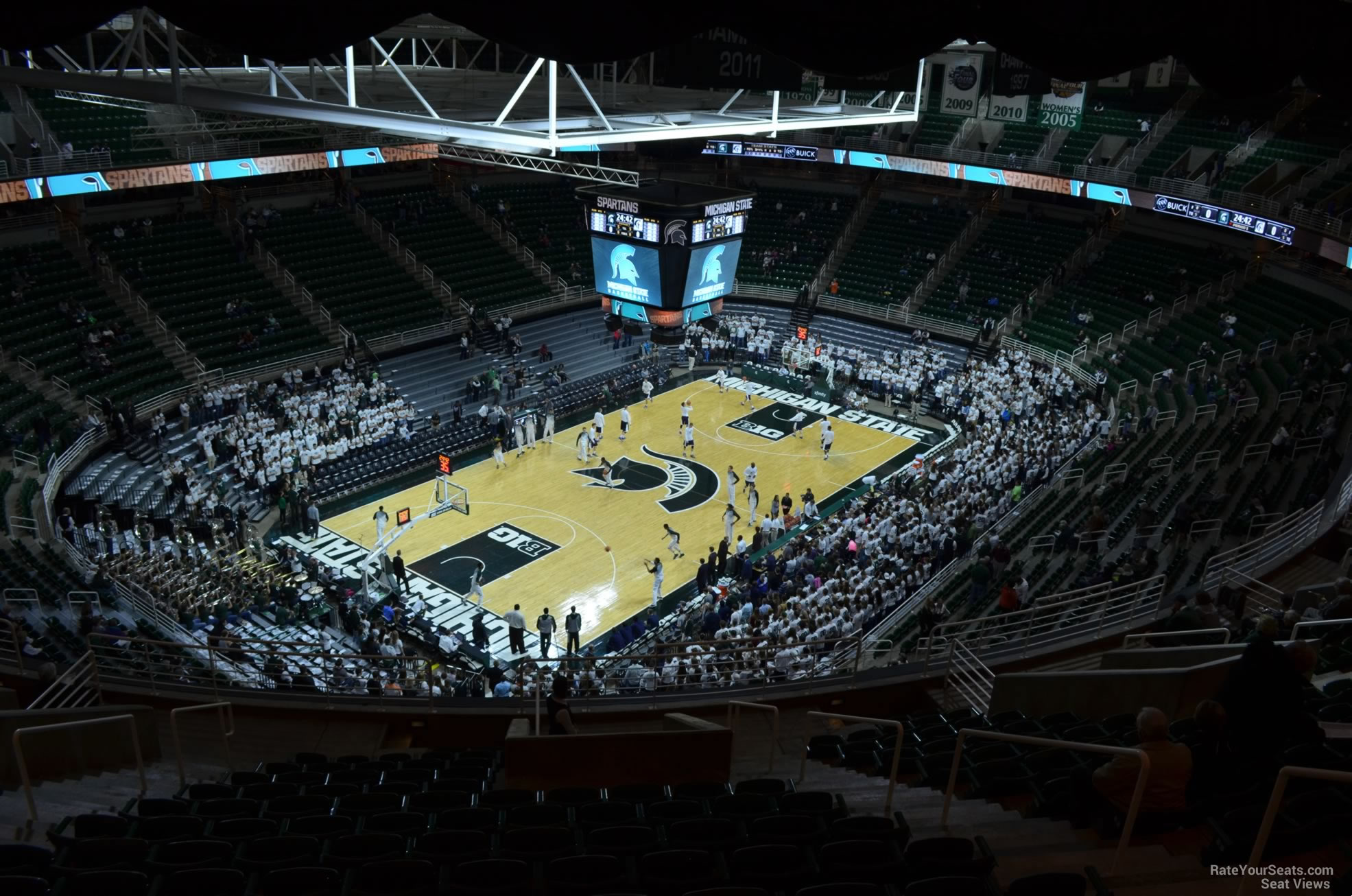 section 214, row 15 seat view  - breslin center
