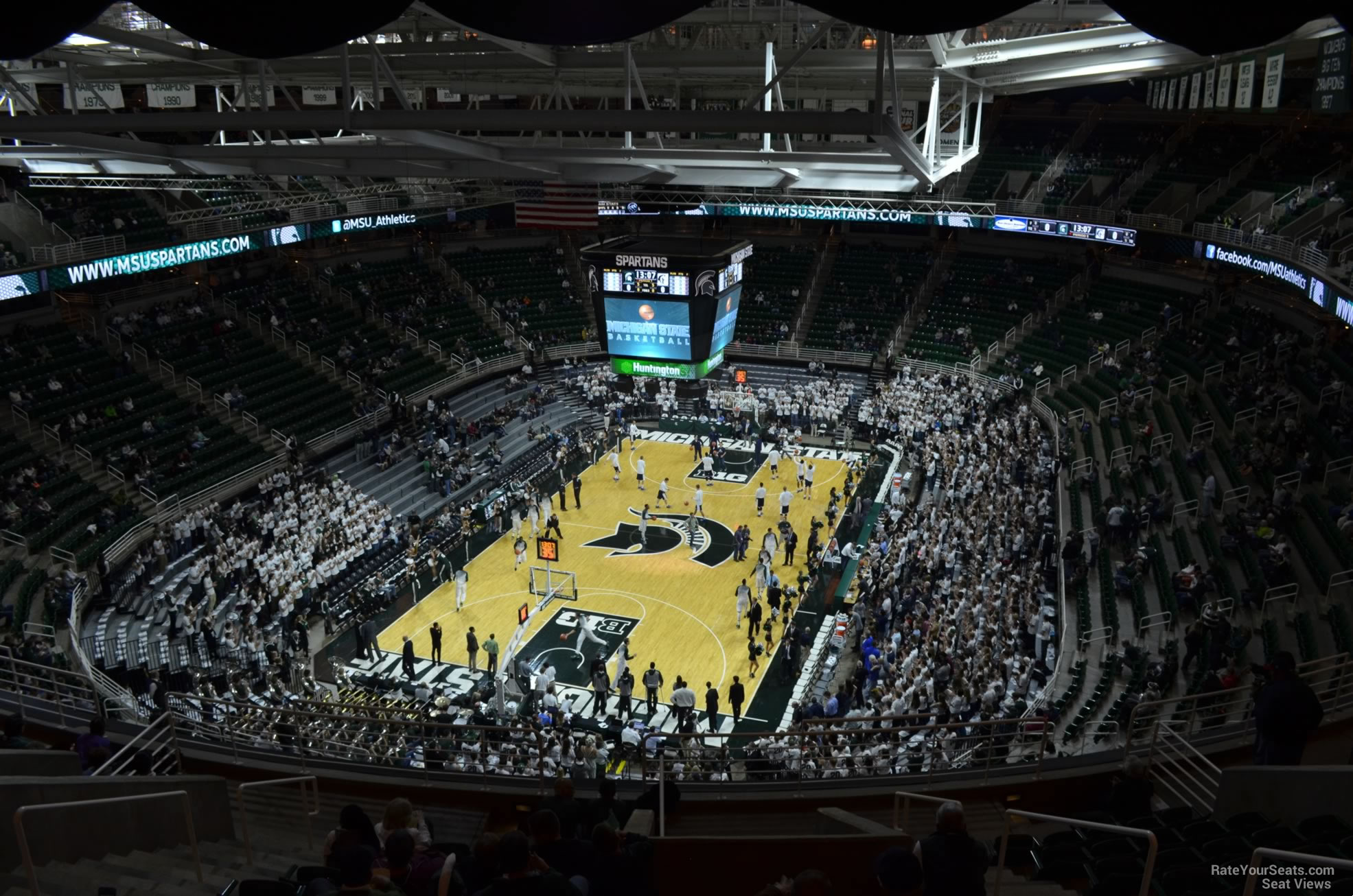 section 216, row 15 seat view  - breslin center