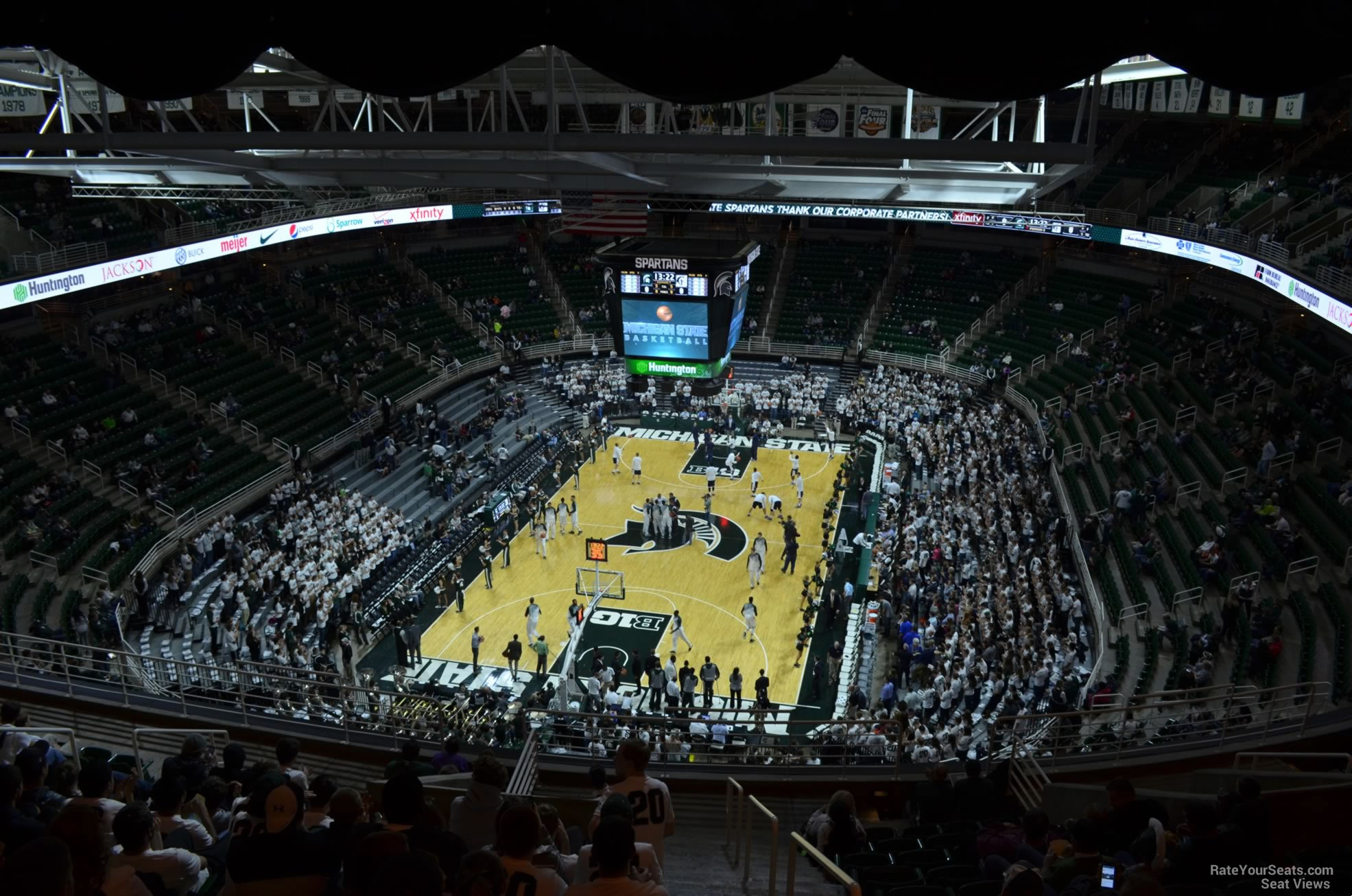 section 217, row 15 seat view  - breslin center