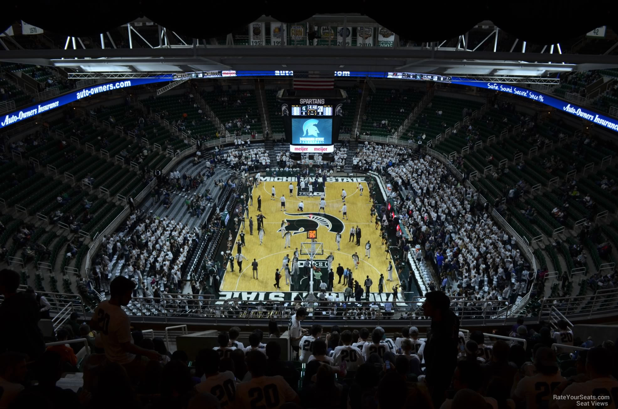 section 218, row 15 seat view  - breslin center