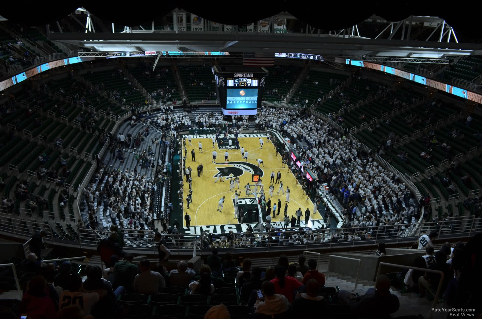 section 219, row 15 seat view  - breslin center