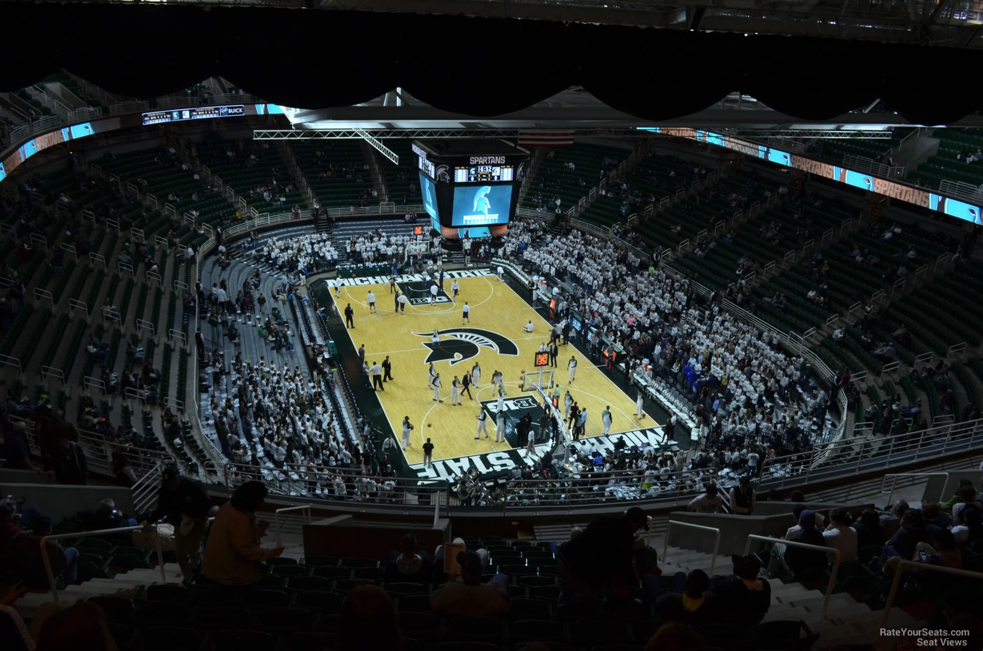section 220, row 15 seat view  - breslin center