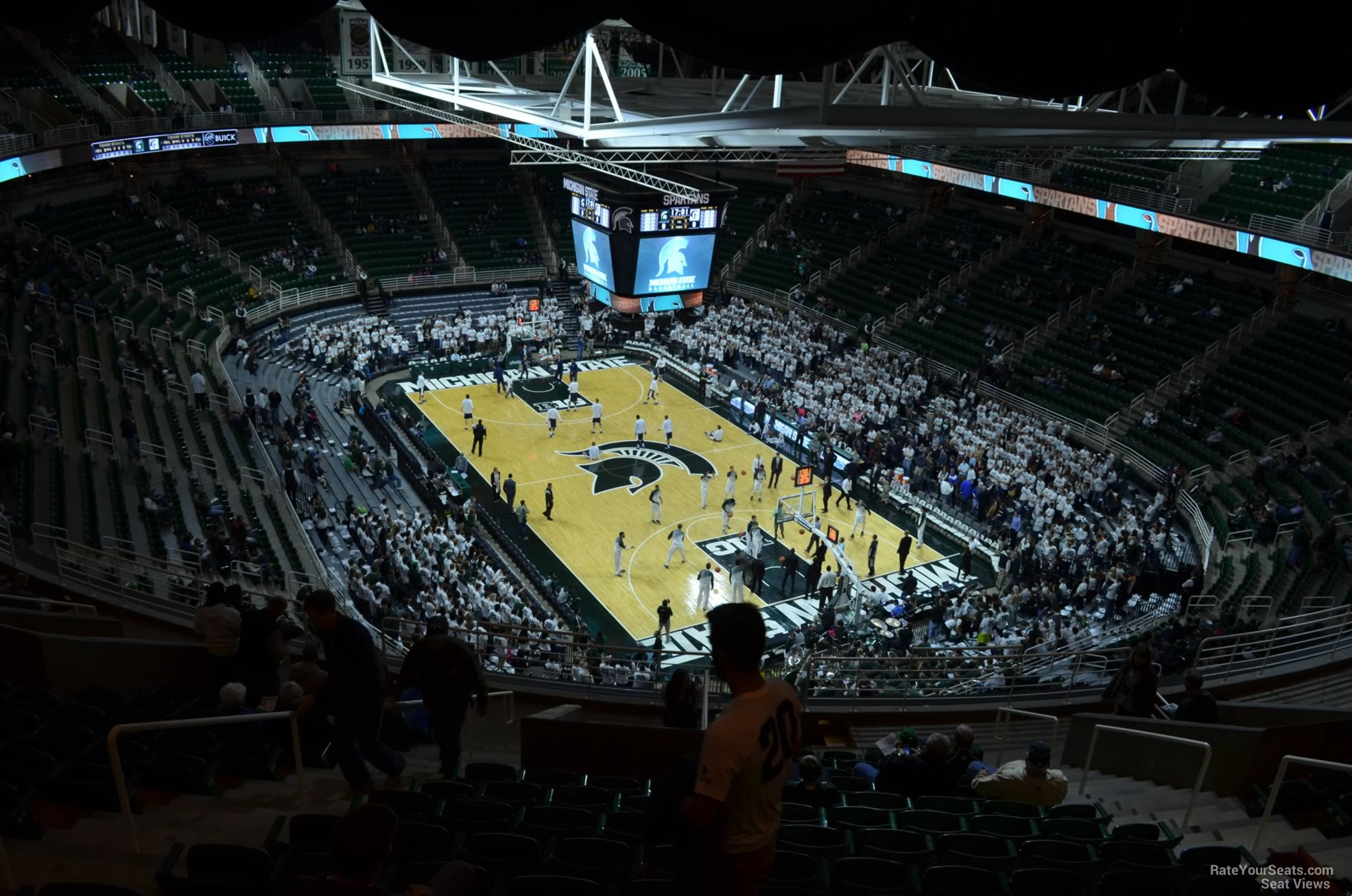 section 221, row 15 seat view  - breslin center