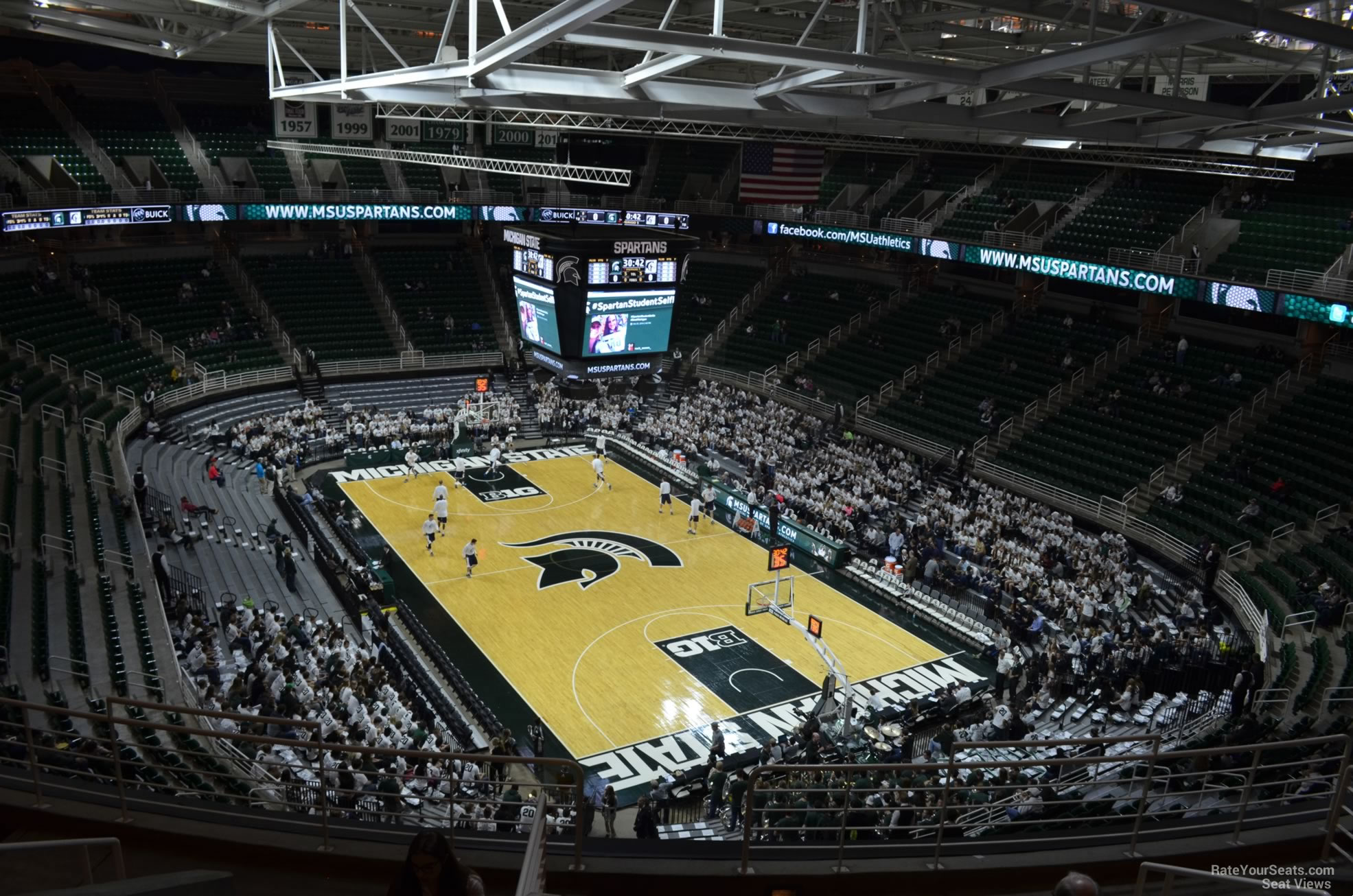 section 221, row 8 seat view  - breslin center