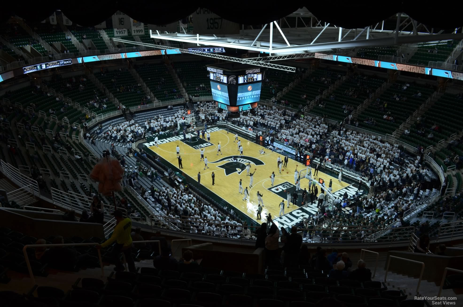 section 222, row 15 seat view  - breslin center