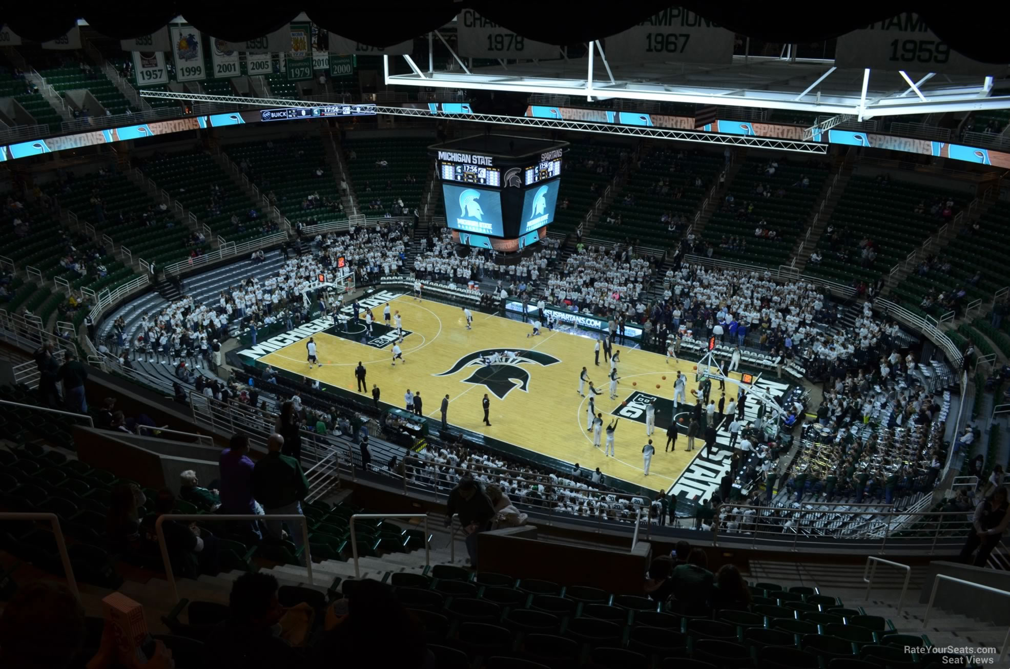 section 224, row 15 seat view  - breslin center