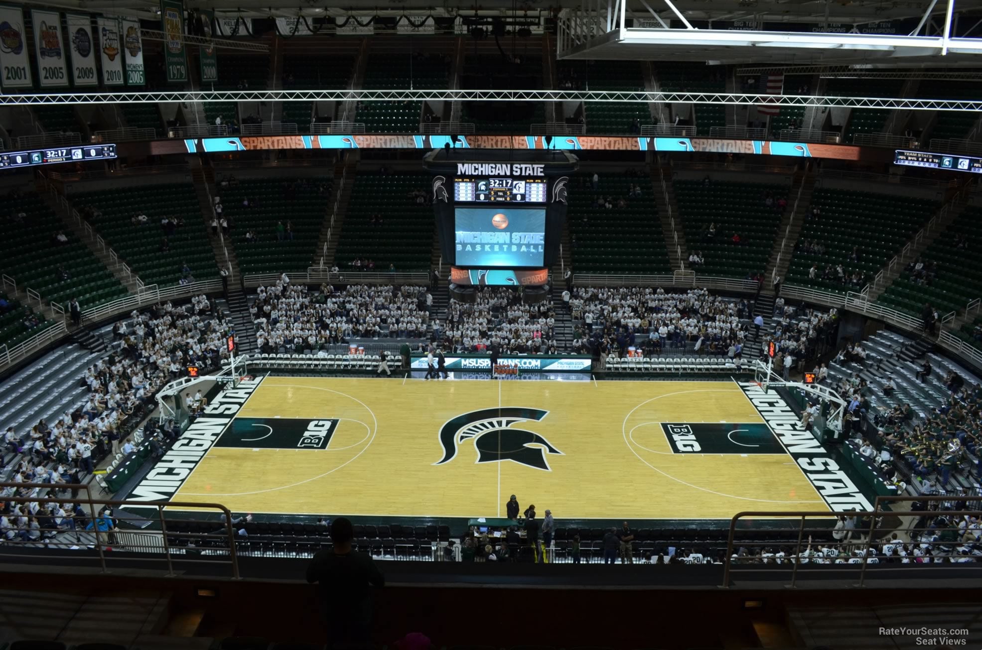 section 227, row 8 seat view  - breslin center