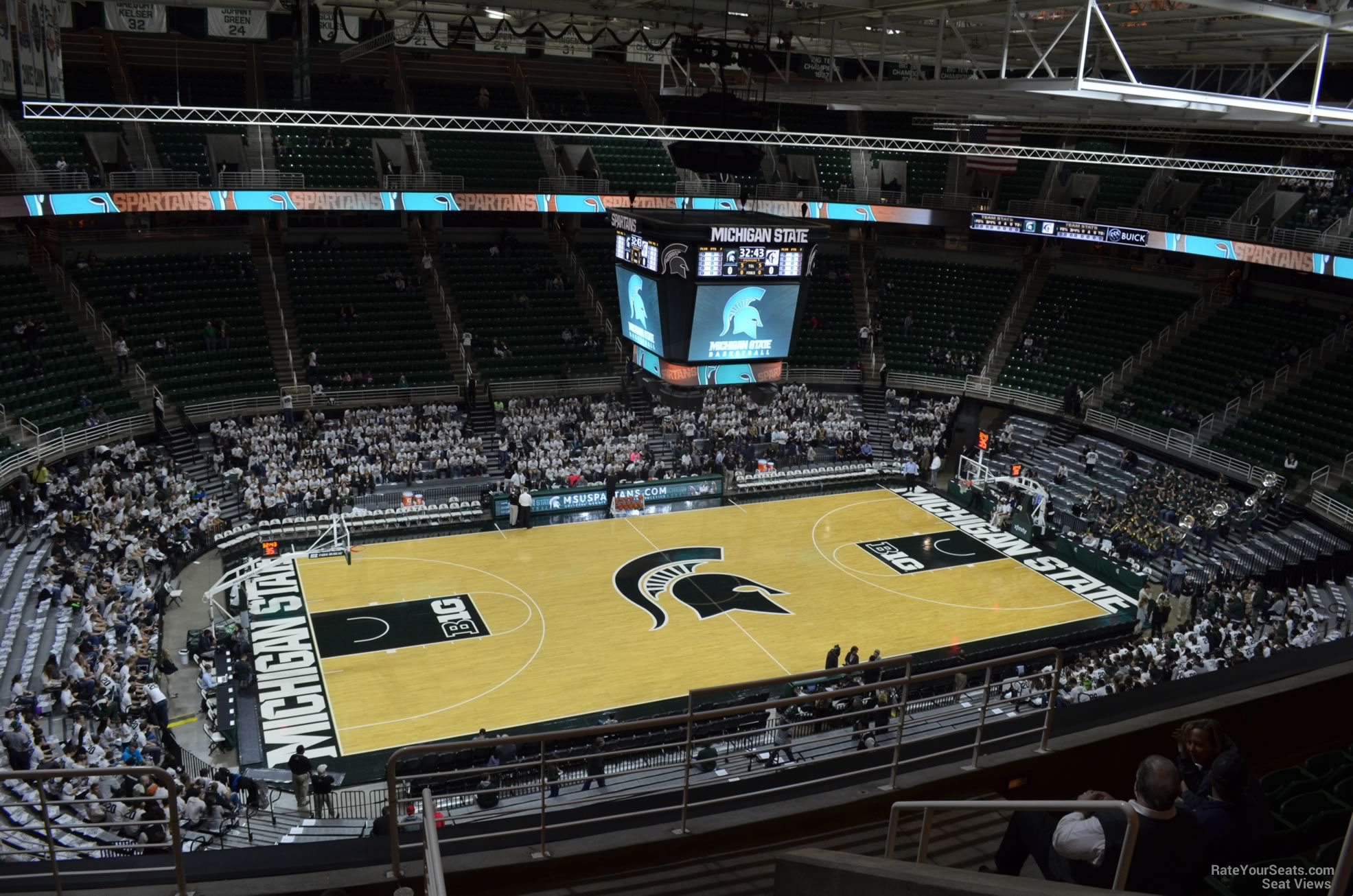 section 229, row 8 seat view  - breslin center