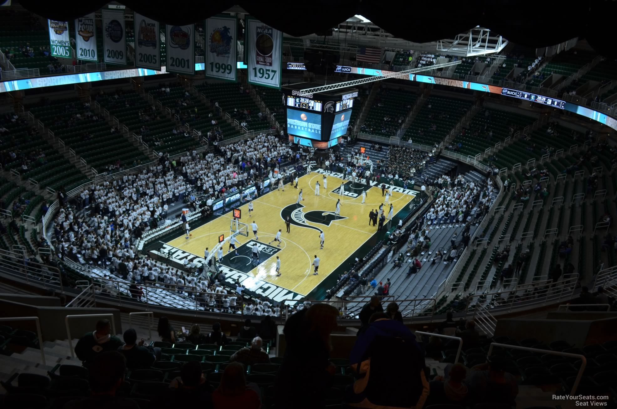 section 233, row 15 seat view  - breslin center