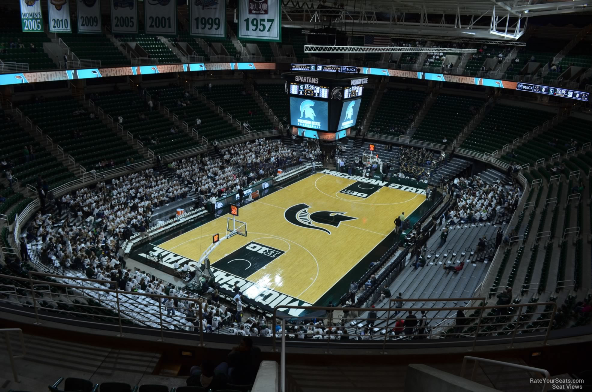 section 233, row 8 seat view  - breslin center
