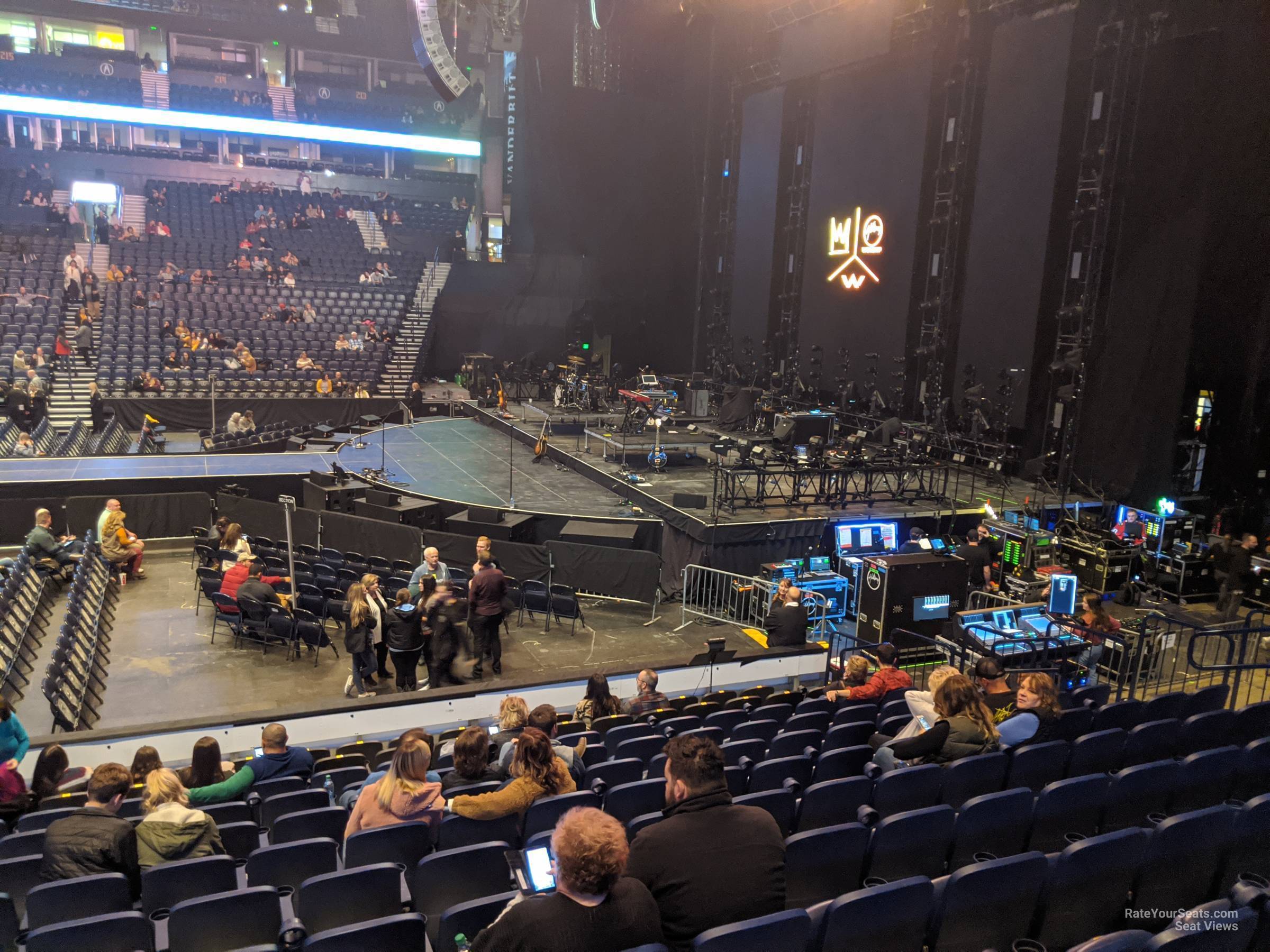 Section 107 at Bridgestone Arena for Concerts