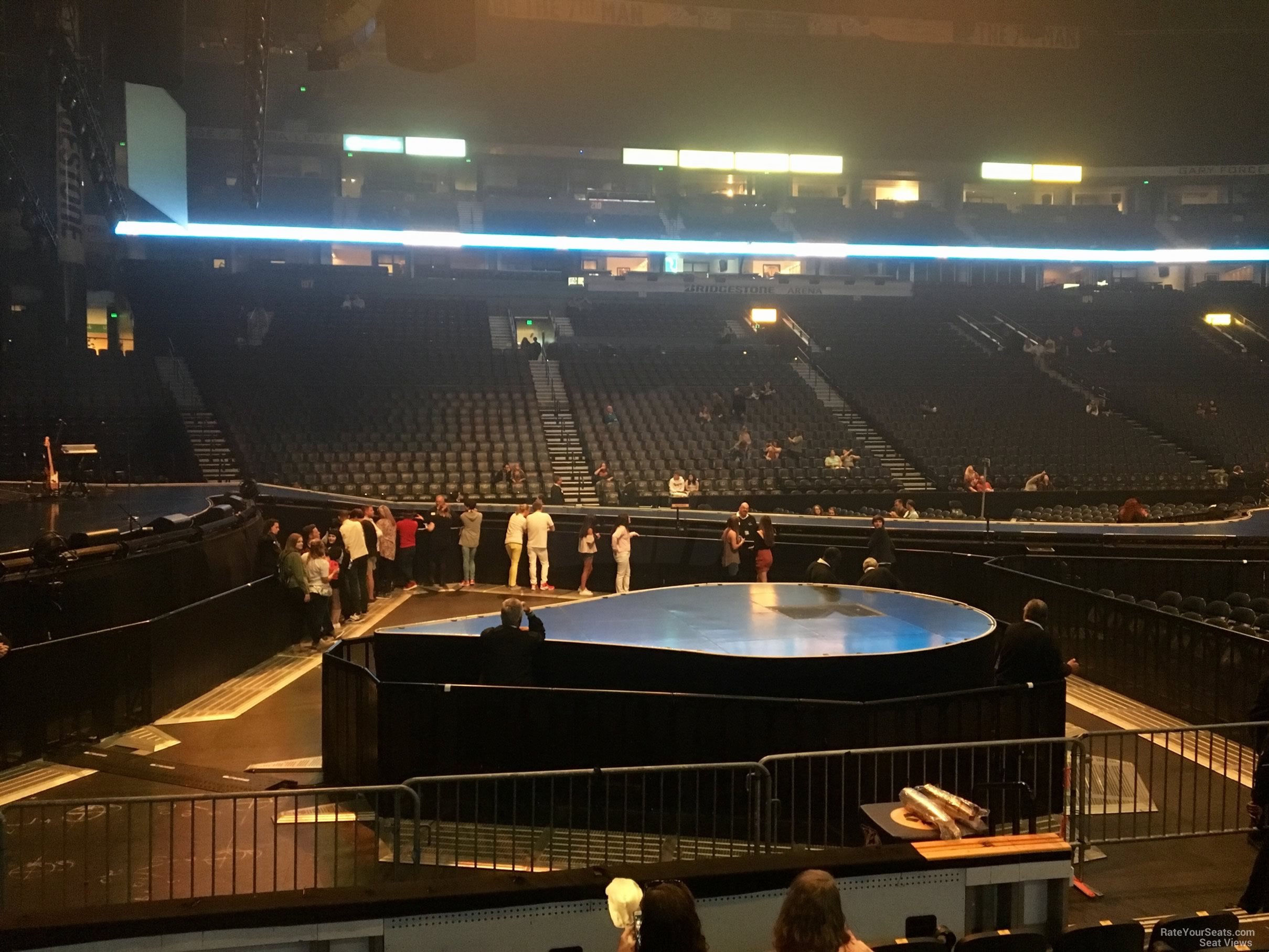 bridgestone arena lower level 119 section ewc｜TikTok Search