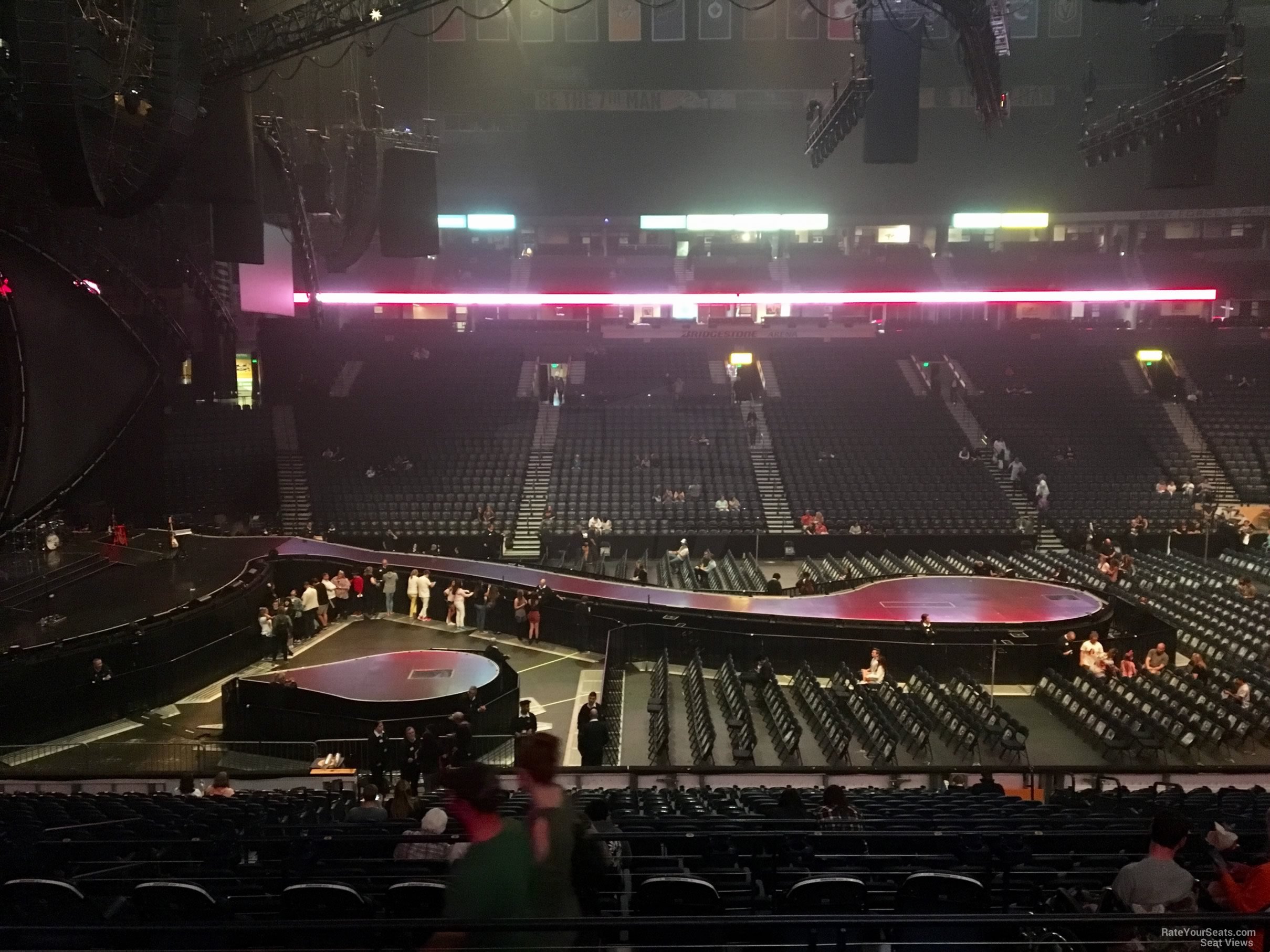Bridgestone Arena Nashville Tennessee Seating Chart
