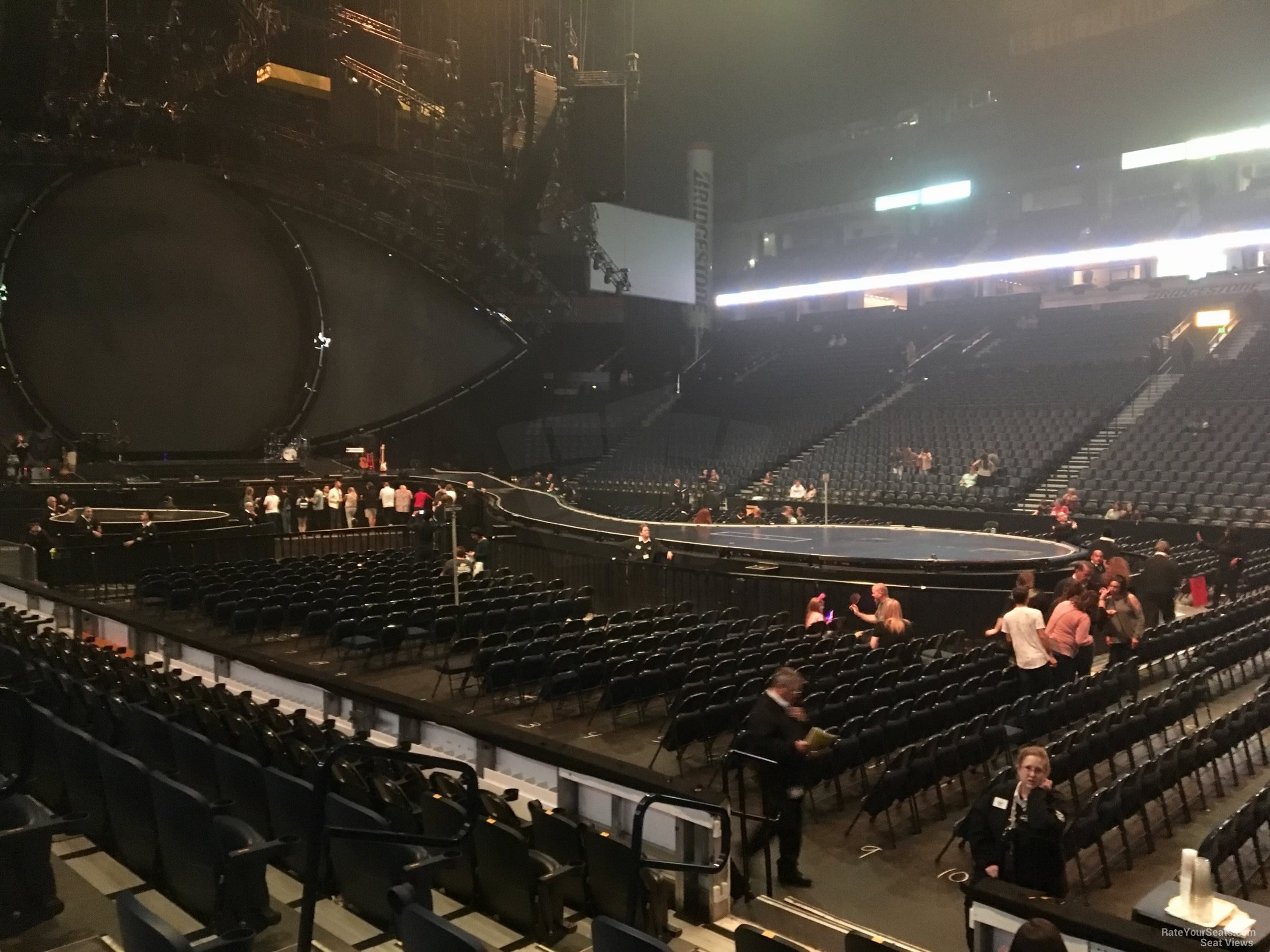 Bridgestone Arena Section 117 Concert Seating Rateyourseats