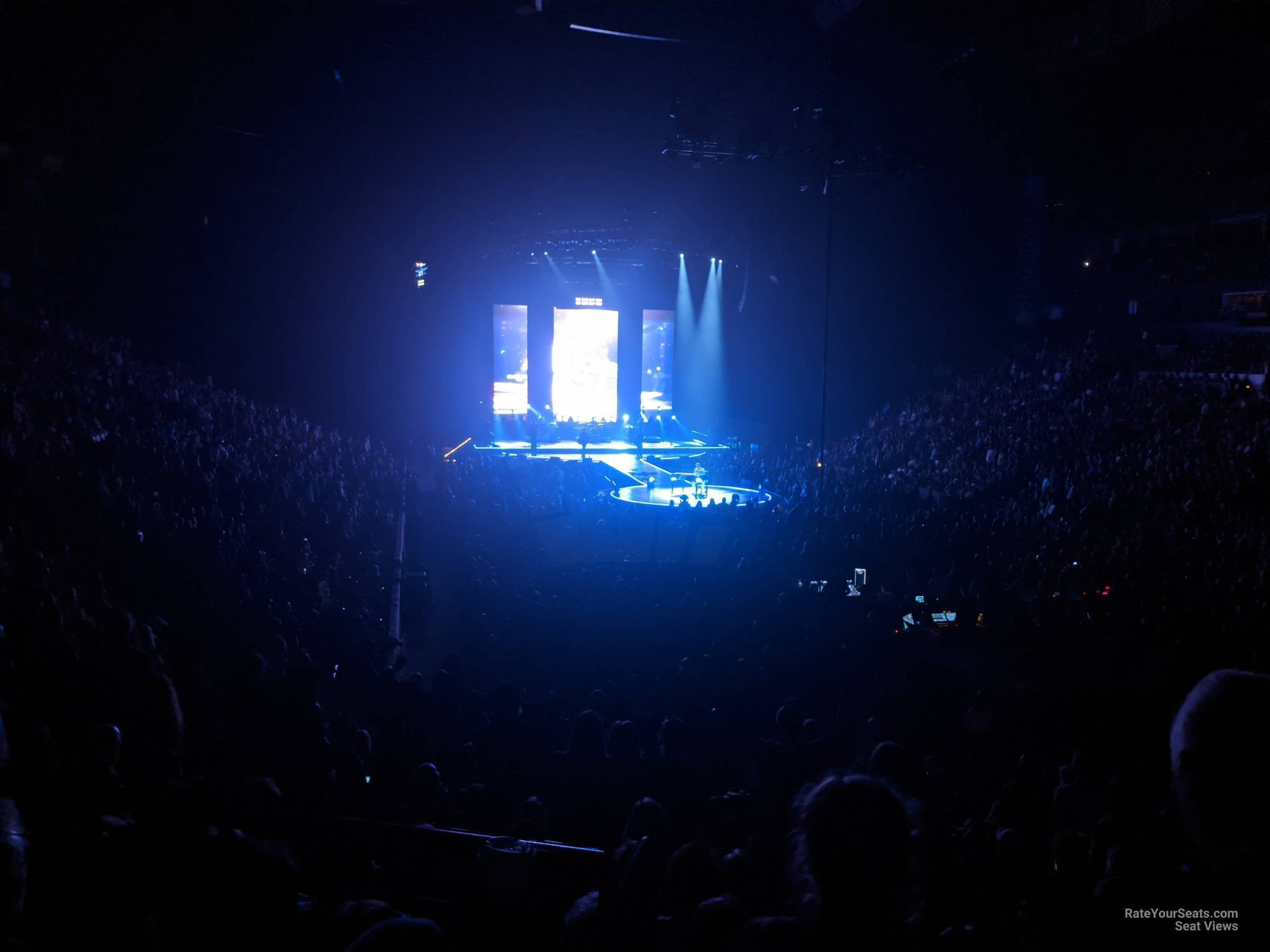 section 119, row f seat view  for concert - bridgestone arena