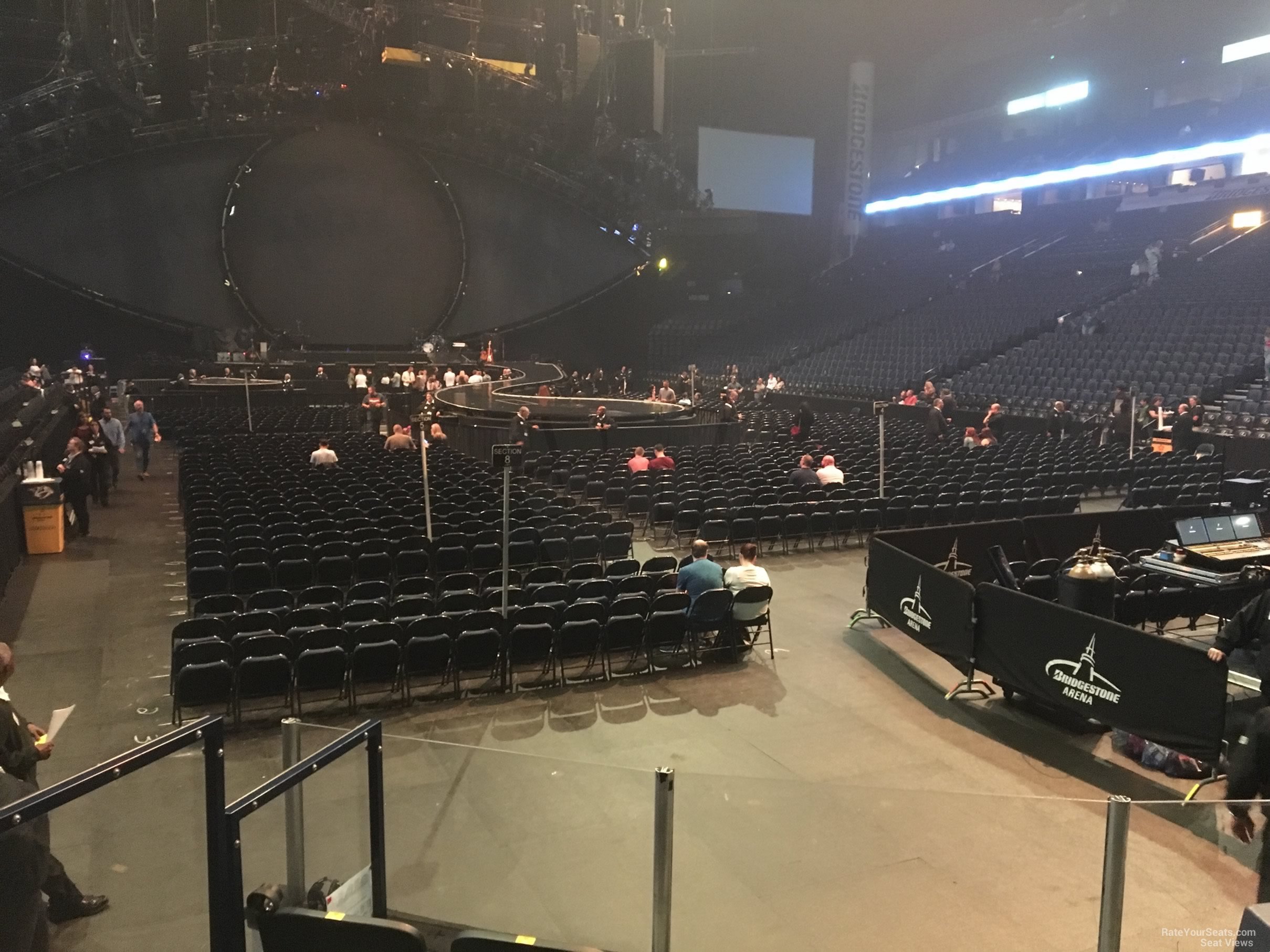 Bridgestone Arena Seating Chart Basketball