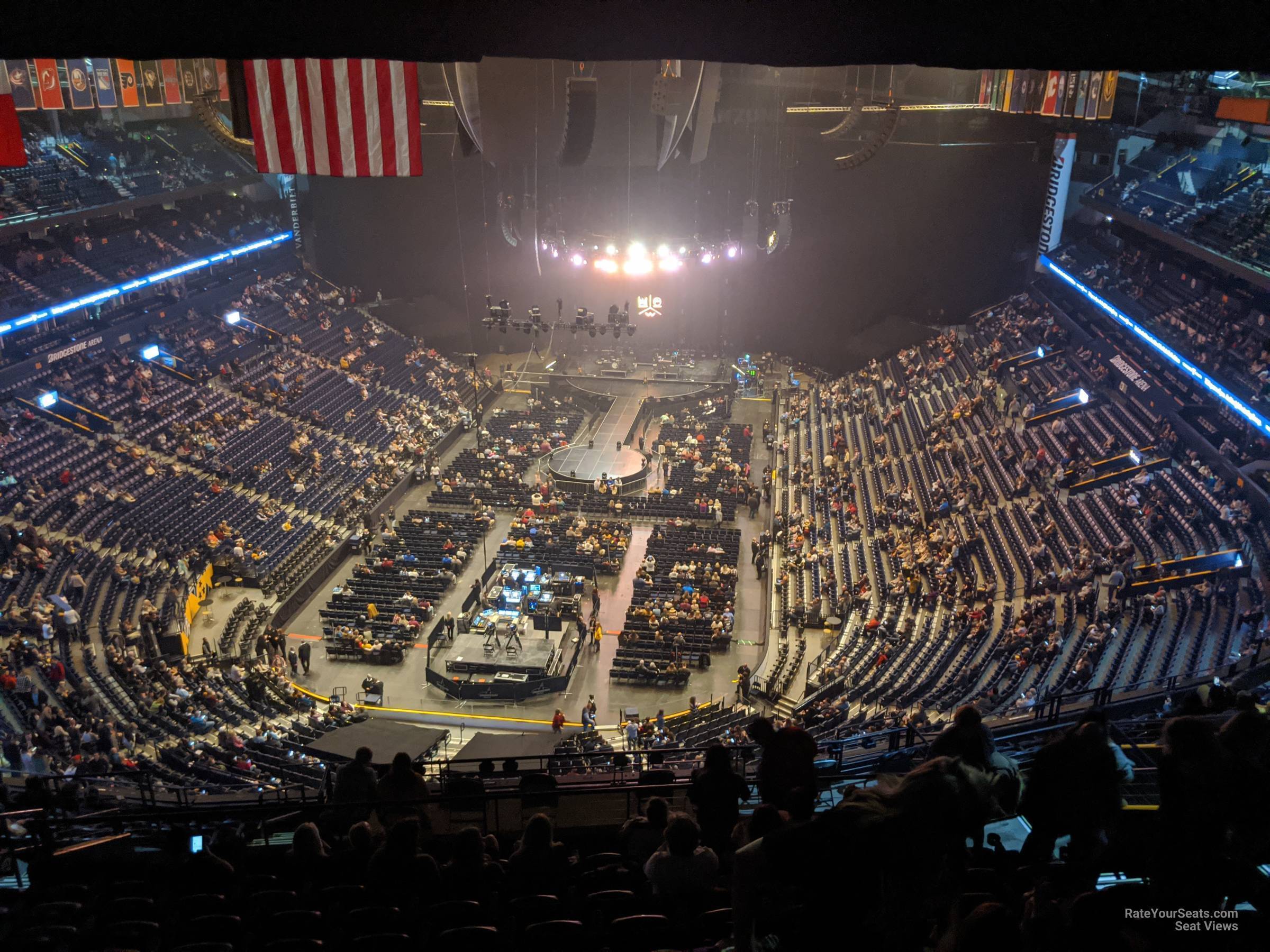 Bridgestone Arena Seating Chart With Rows And Seat Numbers