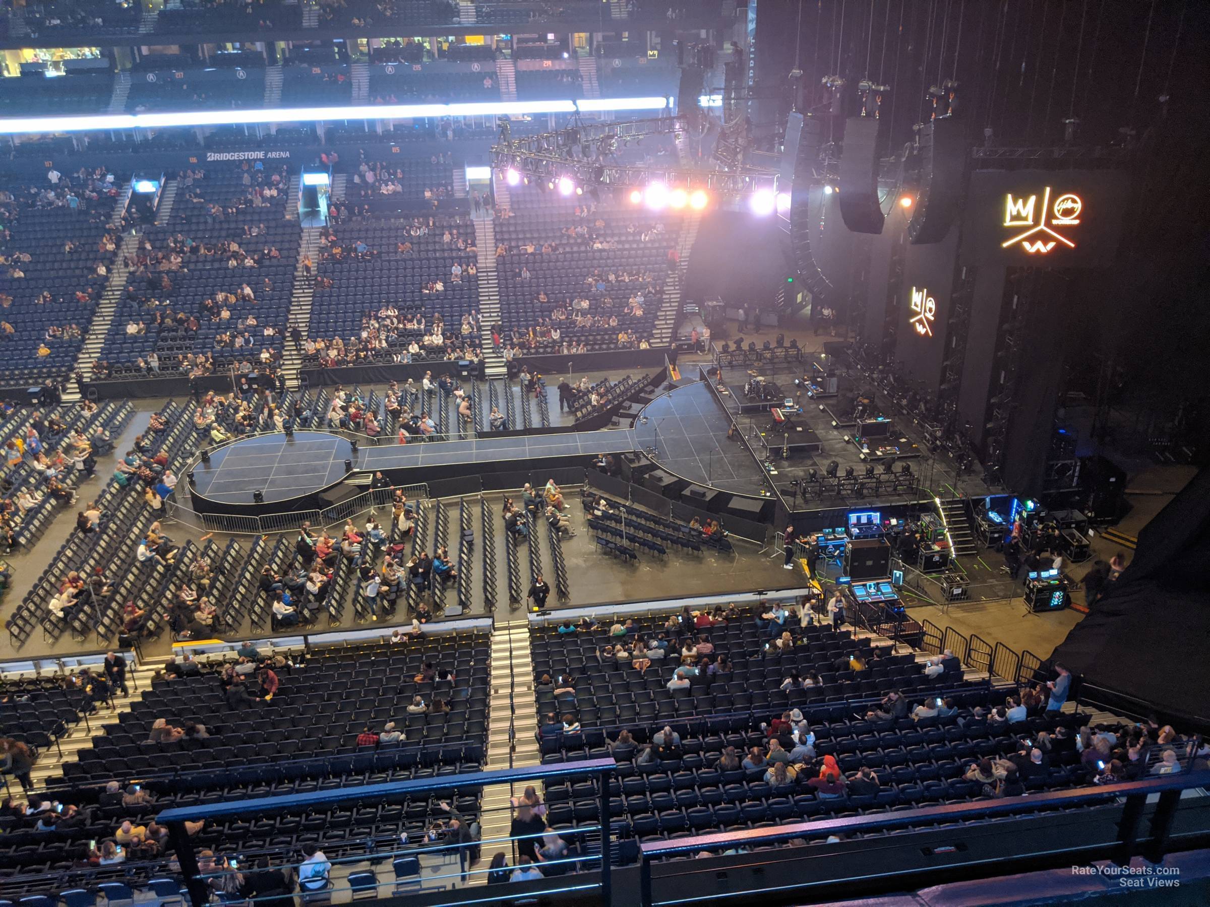 tour of bridgestone arena