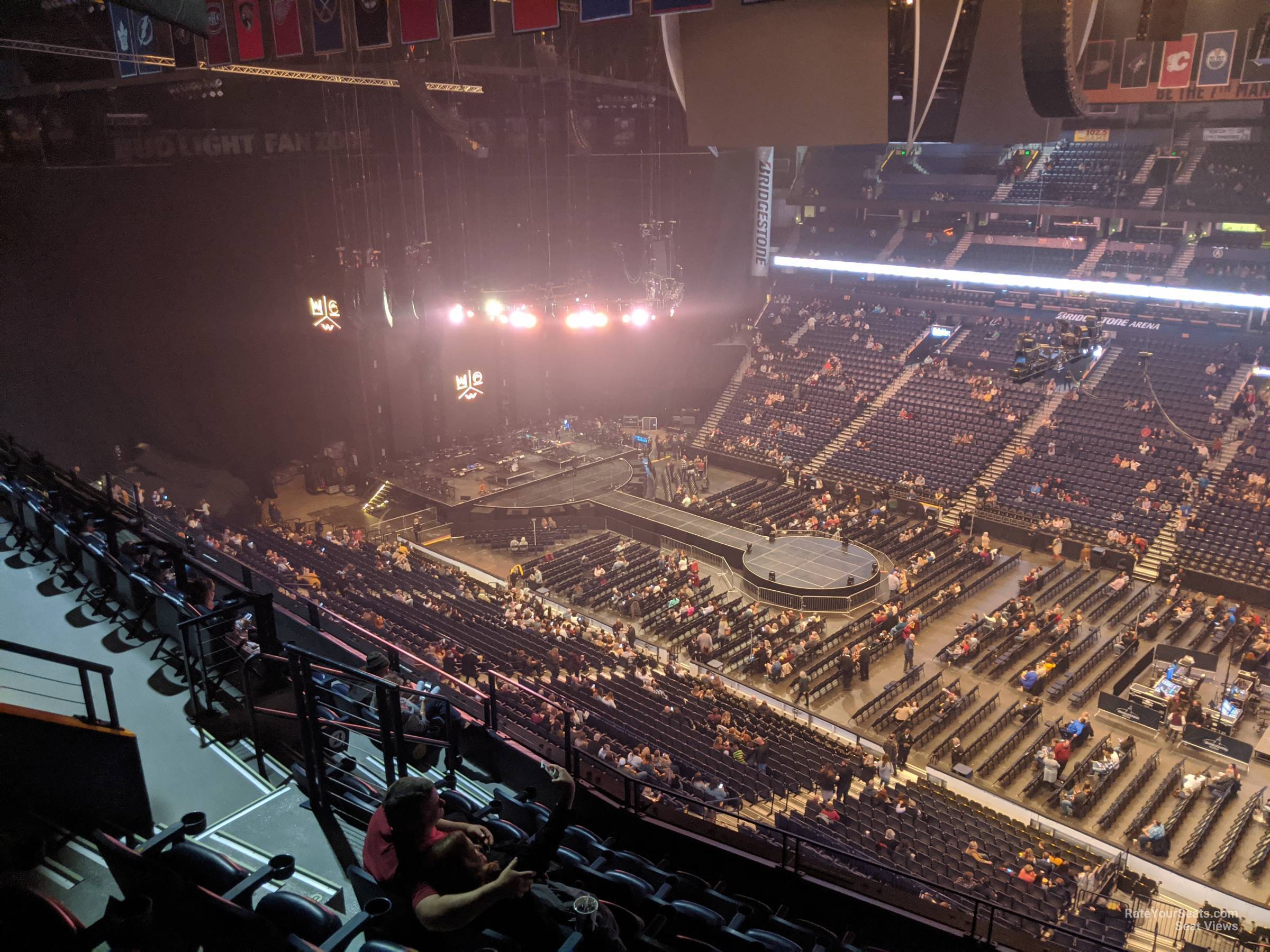 Bridgestone Arena Section 328 Concert Seating